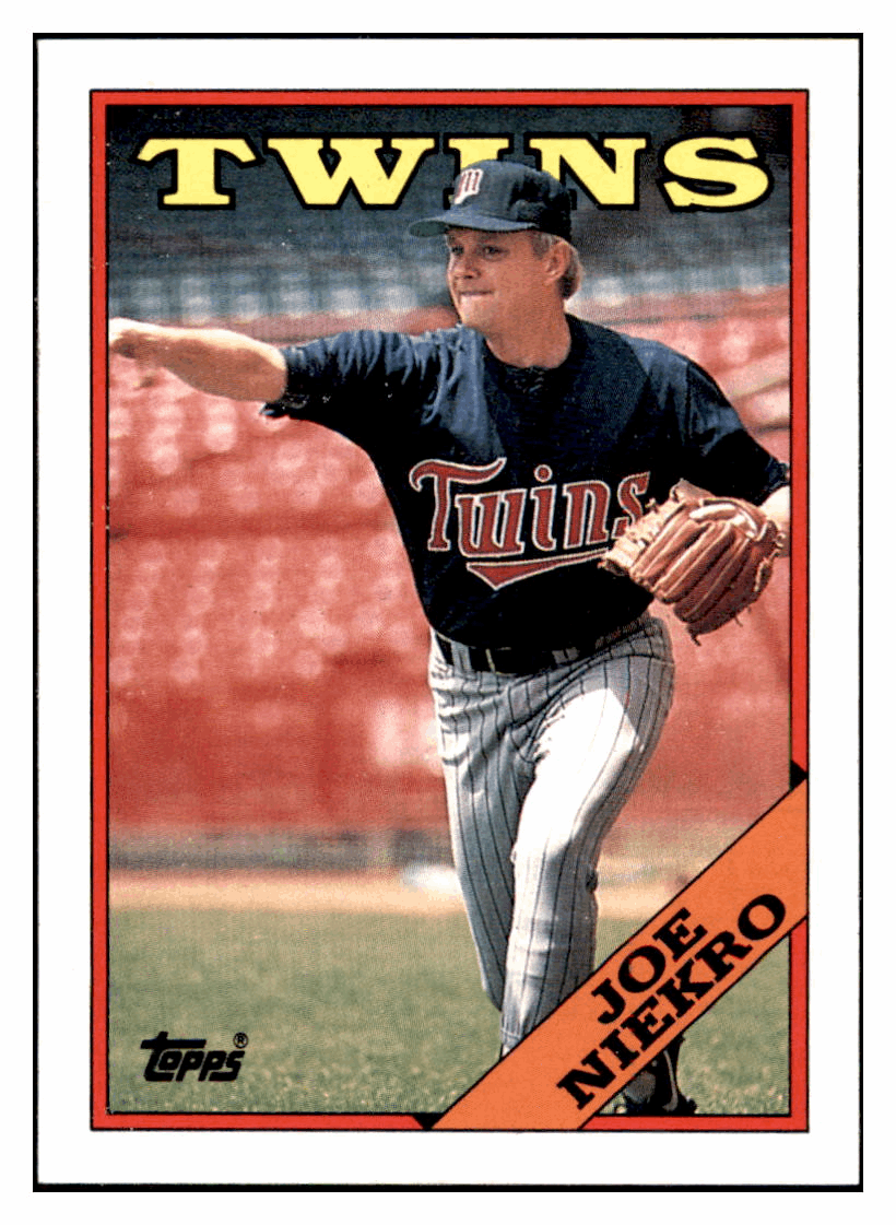 1988 Topps Joe Niekro   Minnesota Twins Baseball Card GMMGD simple Xclusive Collectibles   