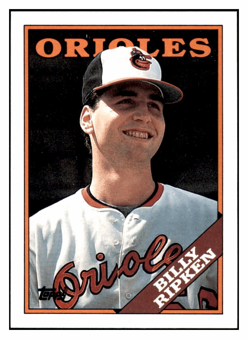 1988 Topps Billy Ripken   RC Baltimore Orioles Baseball Card GMMGD simple Xclusive Collectibles   