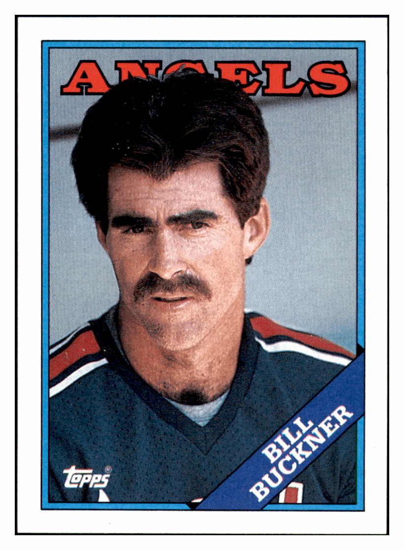 1988 Topps Bill Buckner   California Angels Baseball Card GMMGD simple Xclusive Collectibles   