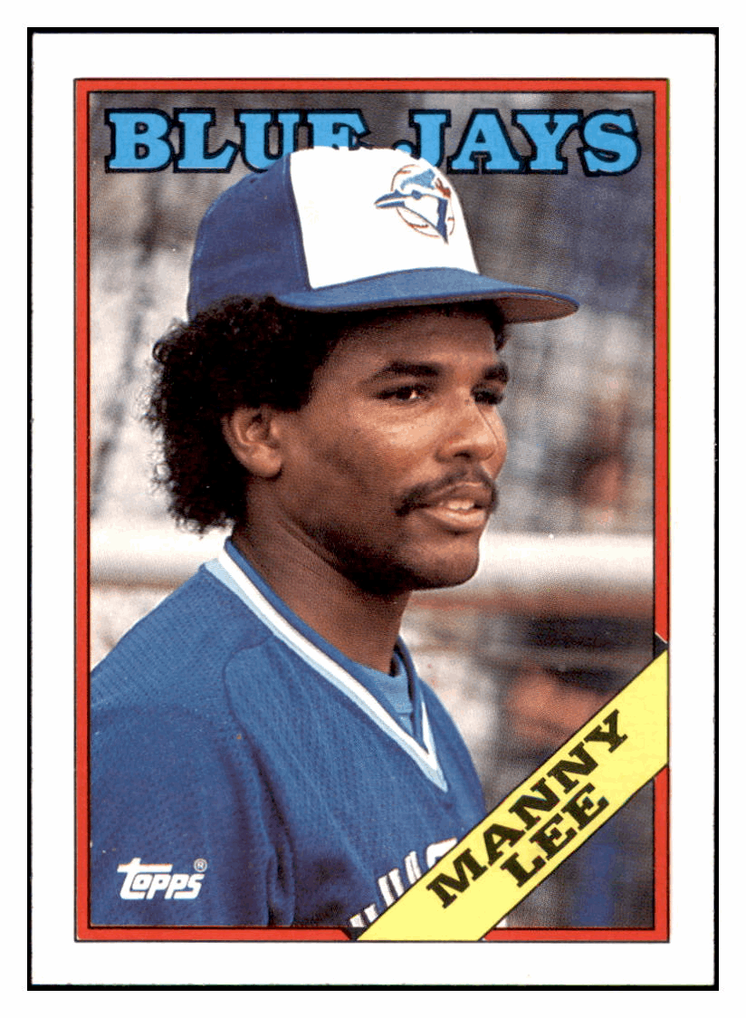 1988 Topps Manny Lee   Toronto Blue Jays Baseball Card GMMGD simple Xclusive Collectibles   