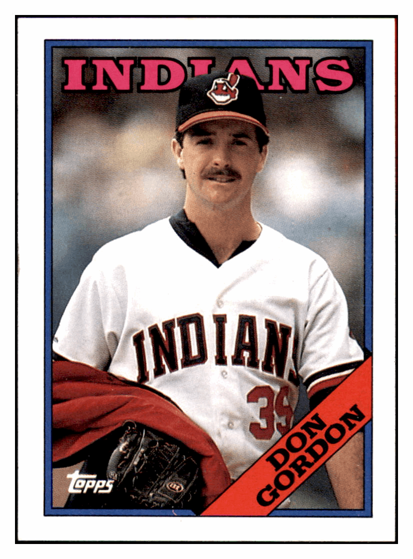 1988 Topps Don Gordon   RC Cleveland Indians Baseball Card GMMGD_1a simple Xclusive Collectibles   