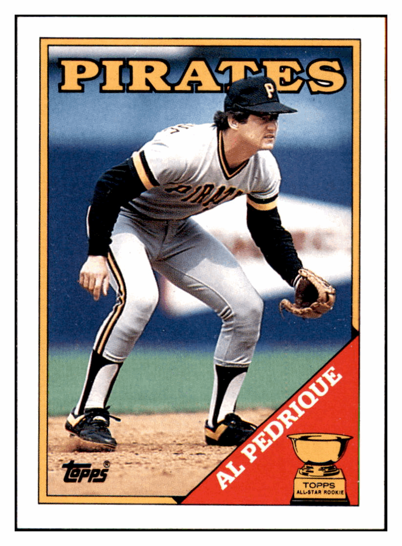 1988 Topps Al Pedrique   ASR Pittsburgh Pirates Baseball Card GMMGD_1a simple Xclusive Collectibles   