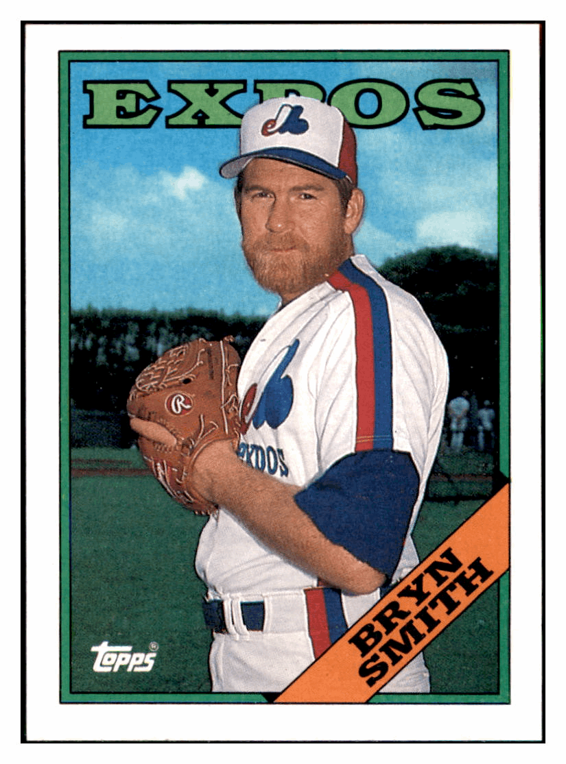 1988 Topps Bryn Smith   Montreal Expos Baseball Card GMMGD_1a simple Xclusive Collectibles   