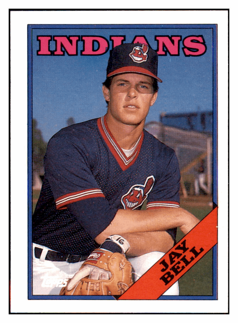1988 Topps Jay Bell   RC Cleveland Indians Baseball Card GMMGD_1a simple Xclusive Collectibles   