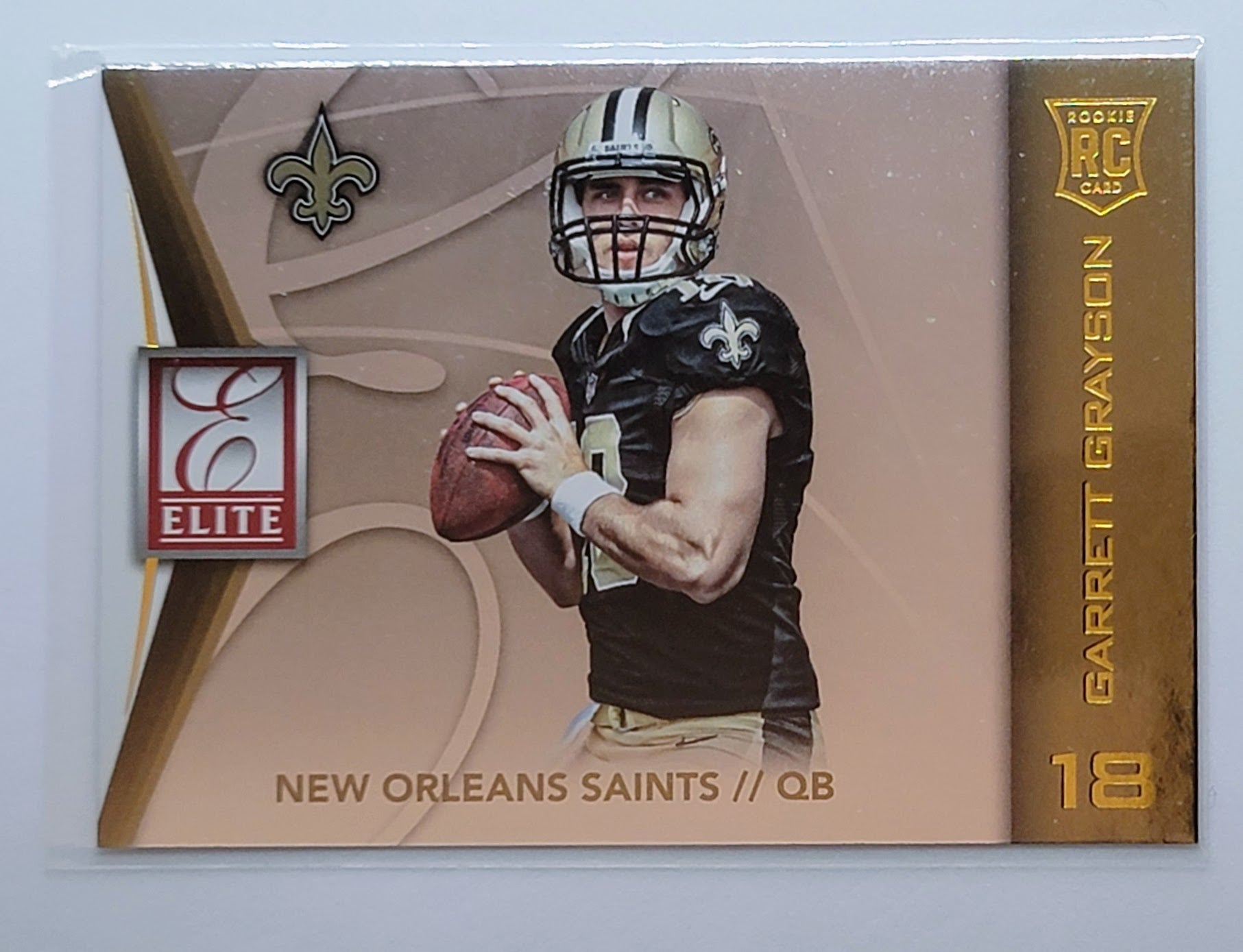 2015 Donruss Elite Garrett Grayson New Orleans Saints Football Card
