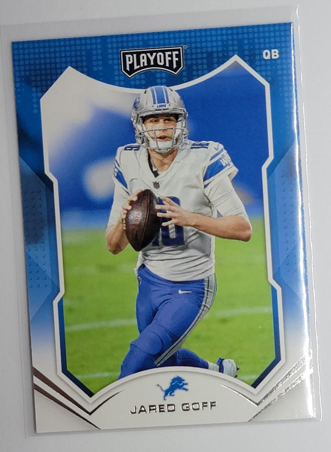 2021 Donruss Jared Goff Press
  Proof Blue  Detroit Lions Football
  Card  TH1CB simple Xclusive Collectibles   