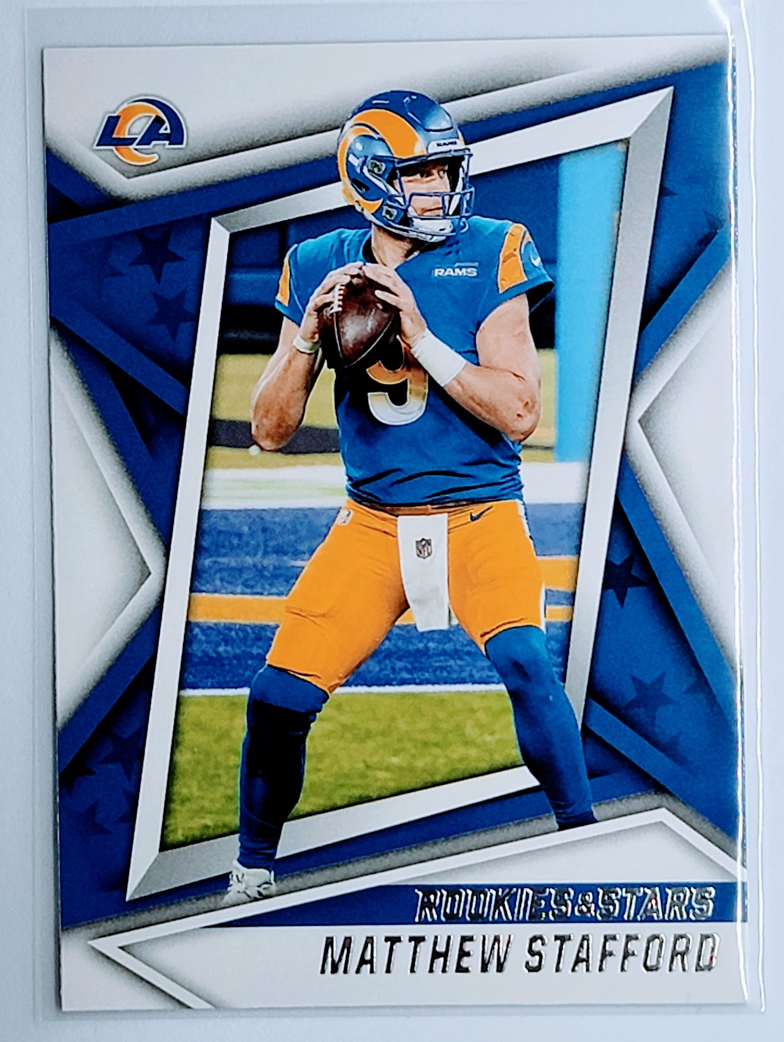 2021 Clearly Donruss Matthew
  Stafford   Los Angeles Rams Football
  Card  TH1CB simple Xclusive Collectibles   