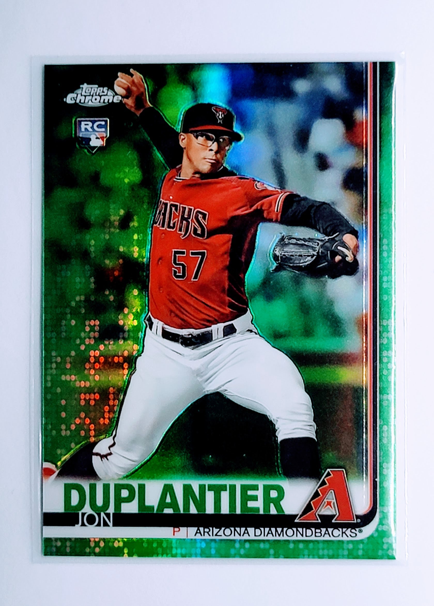 2019 Topps Chrome Update
  Edition Jon Duplantier   RC Arizona
  Diamondbacks Baseball Card  TH1CB simple Xclusive Collectibles   