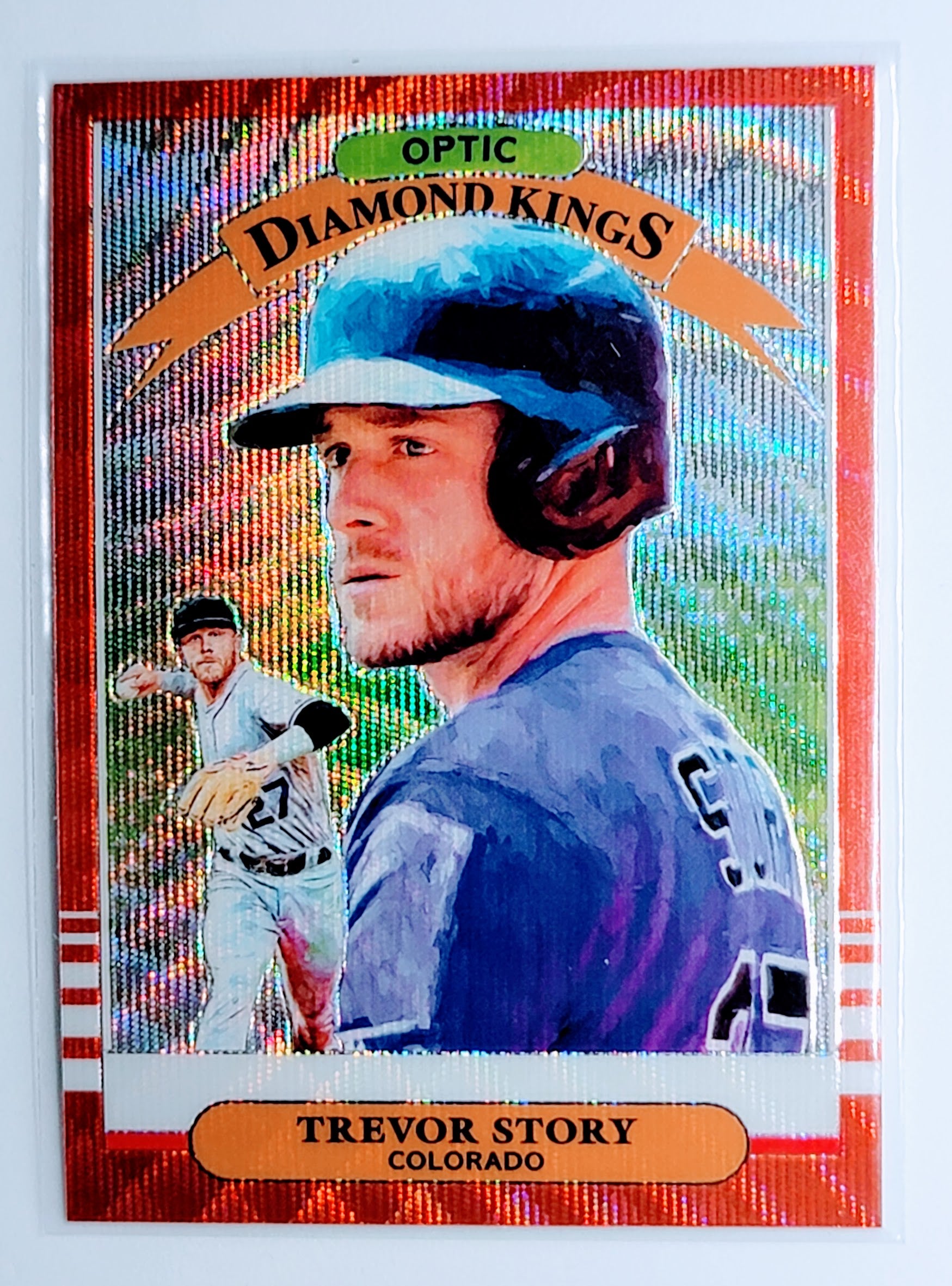 2019 Donruss Optic Trevor
  Story We the People  SN76 Colorado
  Rockies Baseball Card  TH1CB simple Xclusive Collectibles   