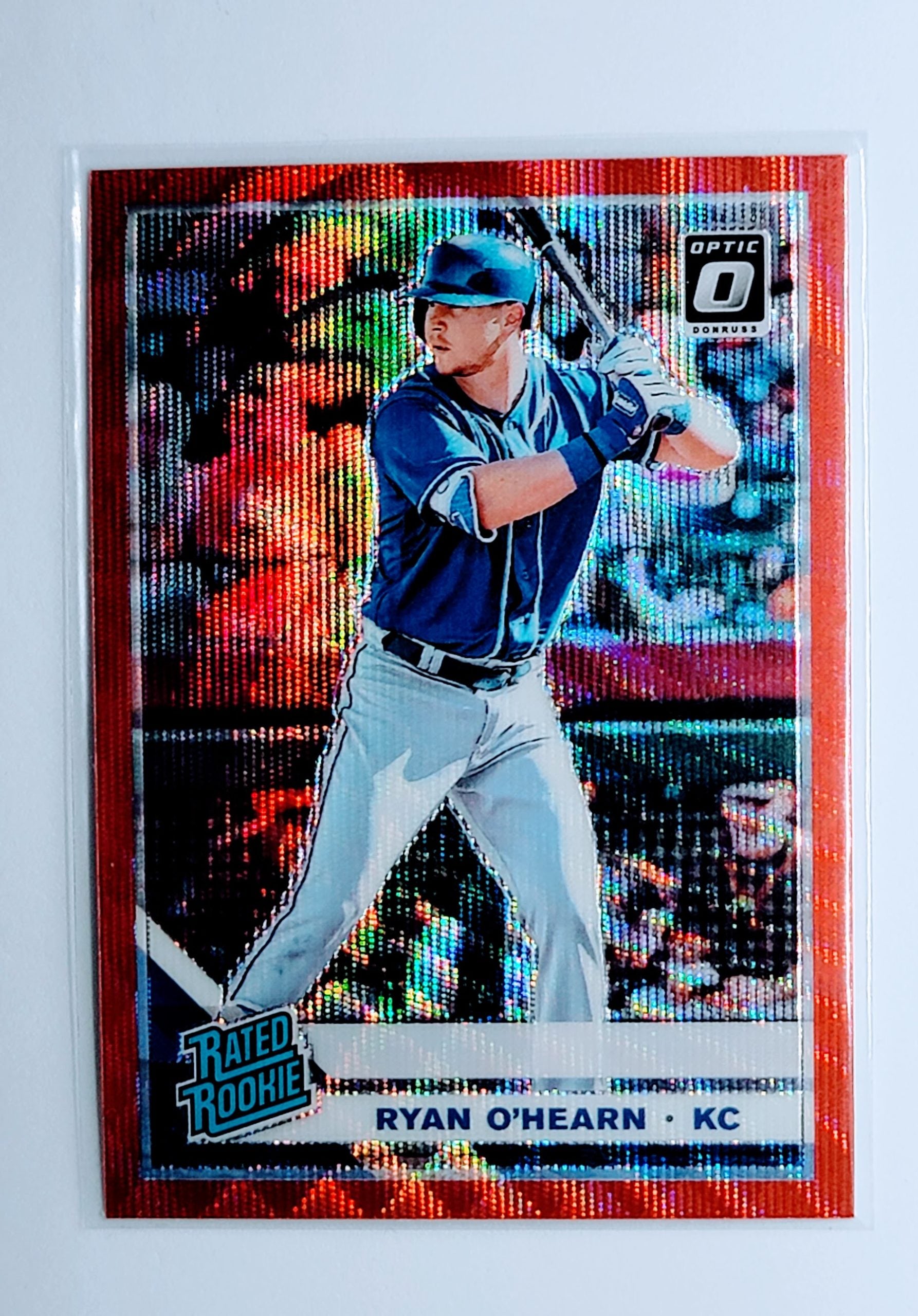 2019 Donruss Optic Ryan
  O'Hearn Holo  Kansas City Royals
  Baseball Card  TH1CB simple Xclusive Collectibles   