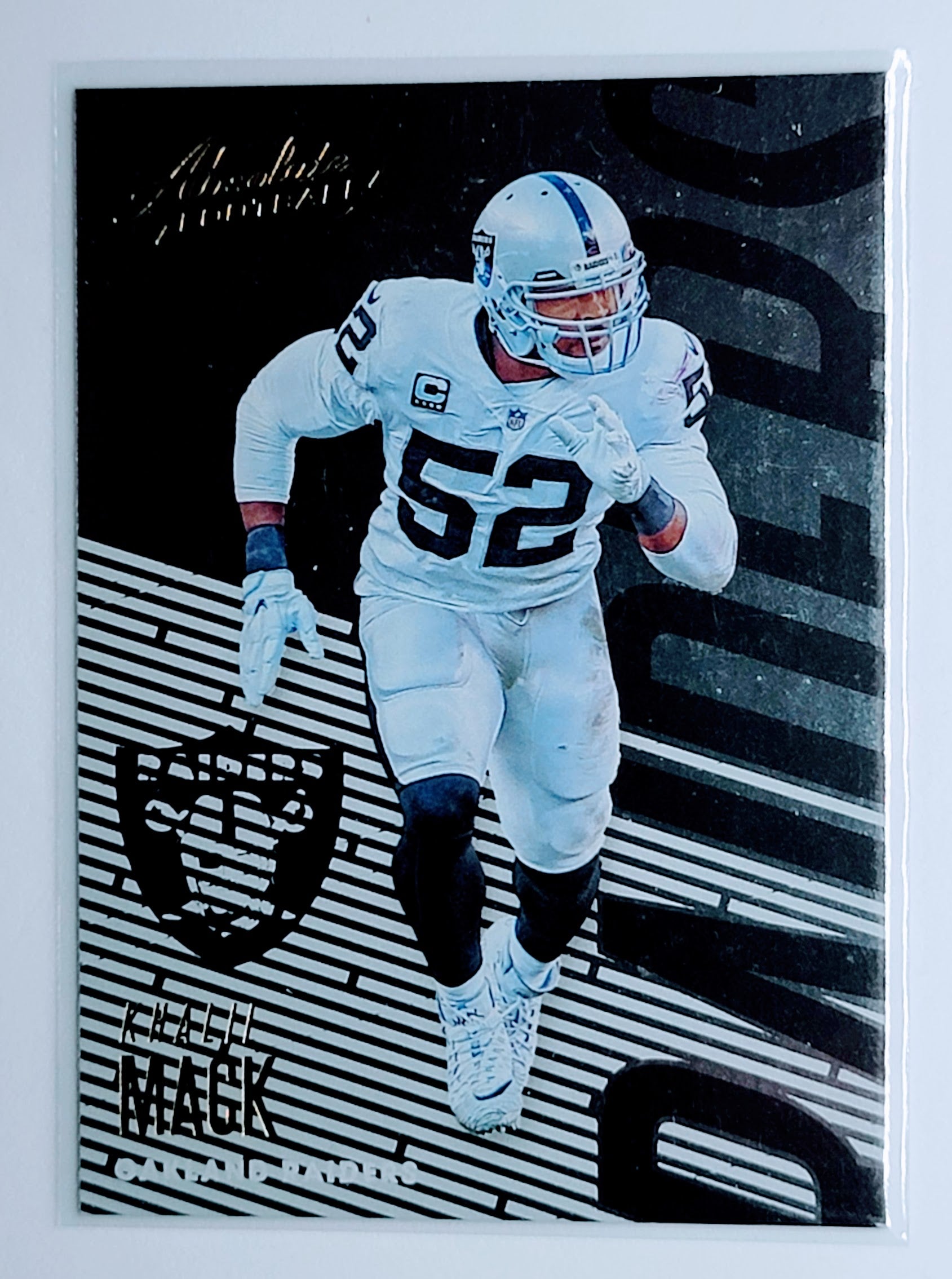 2018 Panini Absolute Khalil
  Mack   Oakland Raiders Football
  Card  TH1CB simple Xclusive Collectibles   