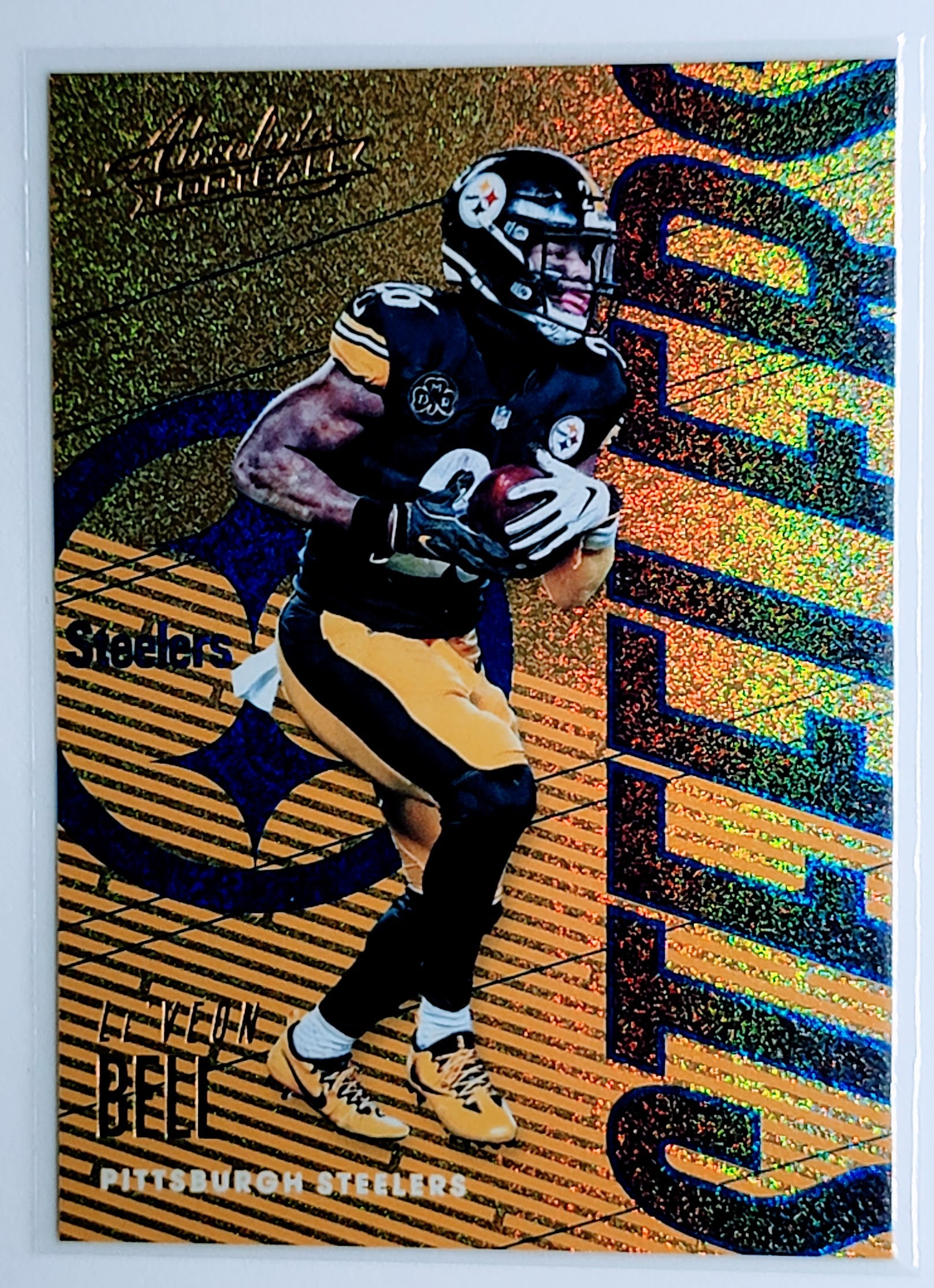 2018 Panini Absolute Le'Veon
  Bell   Pittsburgh Steelers Football
  Card  TH1CB simple Xclusive Collectibles   