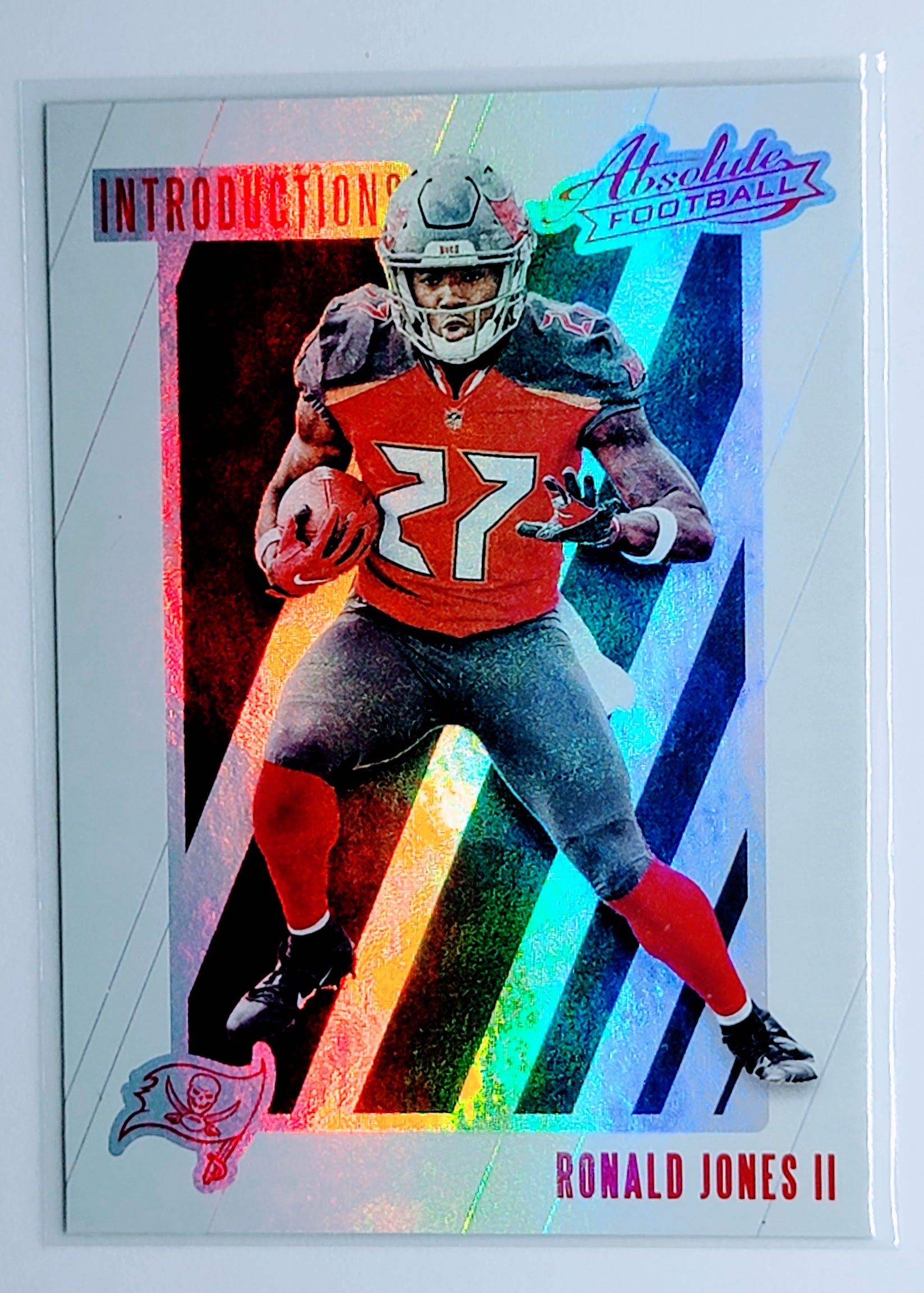 2018 Panini Absolute Ronald
  Jones II Introductions  Tampa Bay
  Buccaneers Football Card  TH1CB simple Xclusive Collectibles   