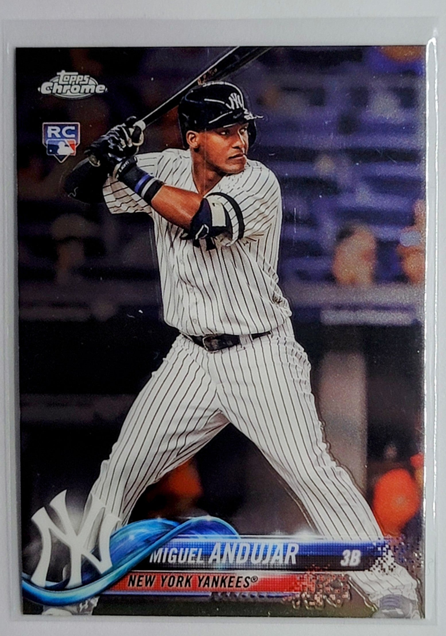 2018 Topps Chrome Miguel
  Andujar   RC New York Yankees Baseball
  Card  TH1CB simple Xclusive Collectibles   