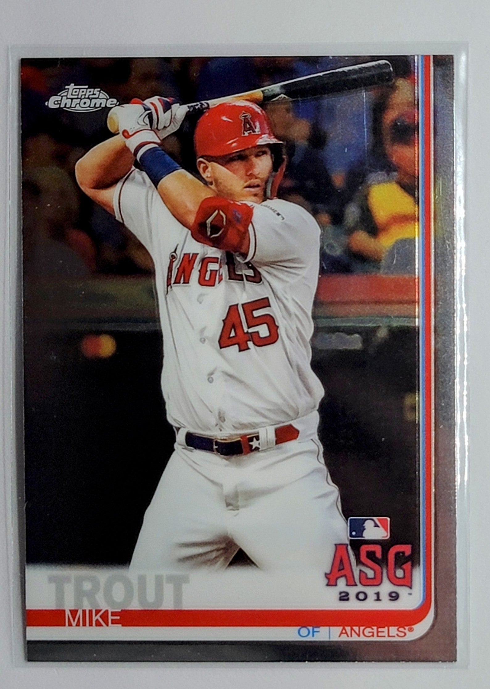 2019 Topps Chrome Update
  Edition Mike Trout Pink Refractor  ASG
  Los Angeles Angels Baseball Card  TH1CB simple Xclusive Collectibles   