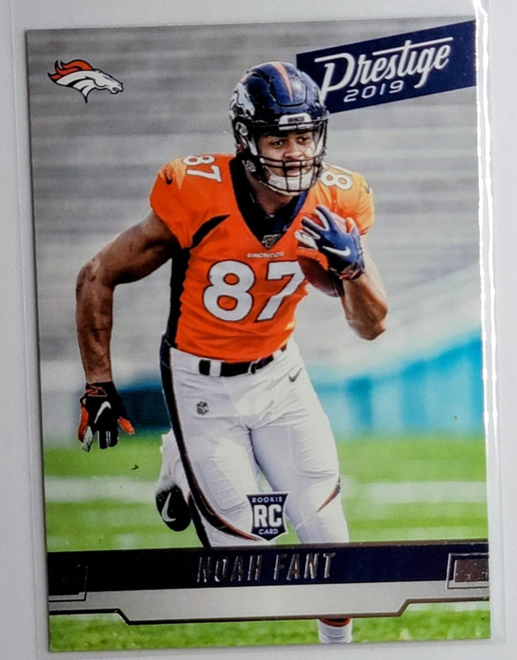 2019 Panini Prestige Noah Fant
  Xtra Points Green  Denver Broncos
  Football Card  TH1CB simple Xclusive Collectibles   