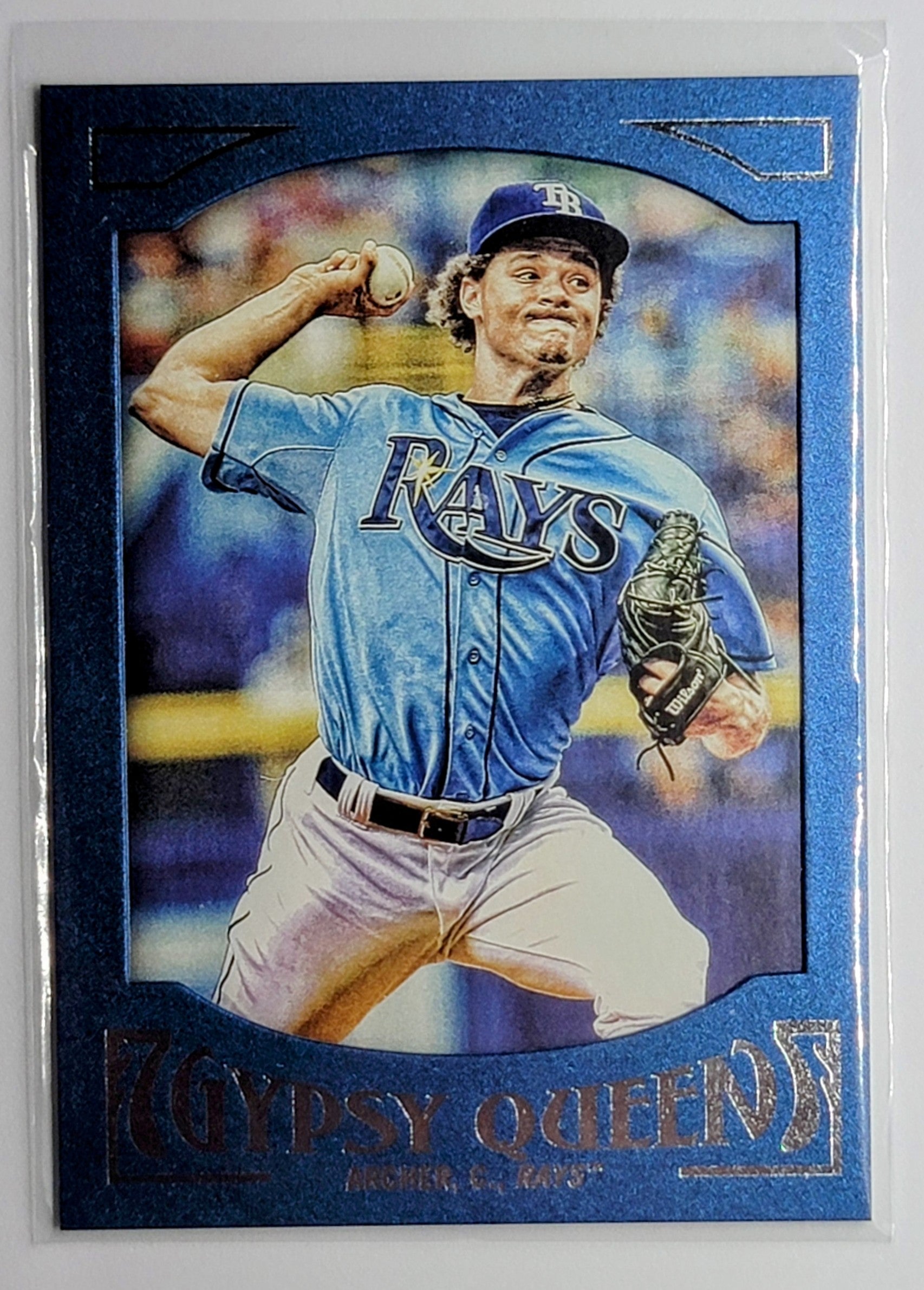 2016 Topps Gypsy Queen Chris Archer Framed Blue Tampa Bay Rays
  Baseball Card  TH1CB simple Xclusive Collectibles   