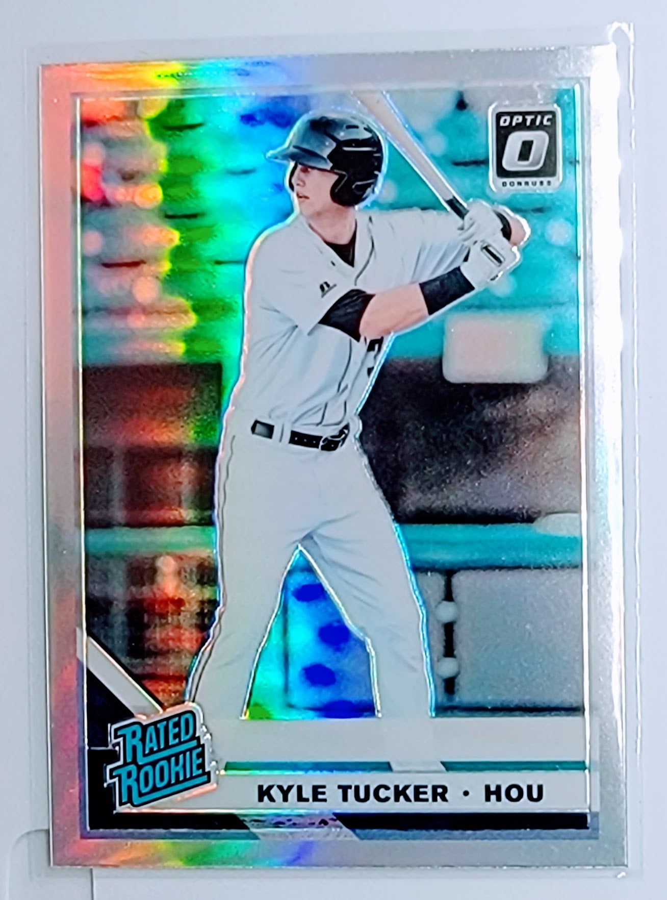 2019 Donruss Kyle Tucker Holo
  Pink  RR Houston Astros Baseball
  Card  TH1CB simple Xclusive Collectibles   