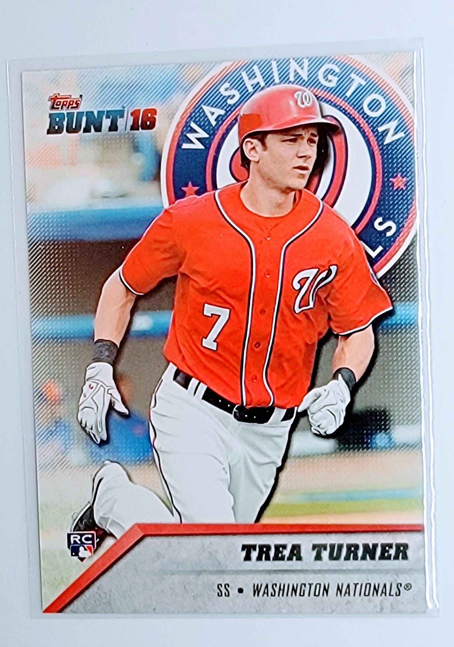 2016 Topps Bunt Trea
  Turner   RC Washington Nationals
  Baseball Card  TH1CB simple Xclusive Collectibles   