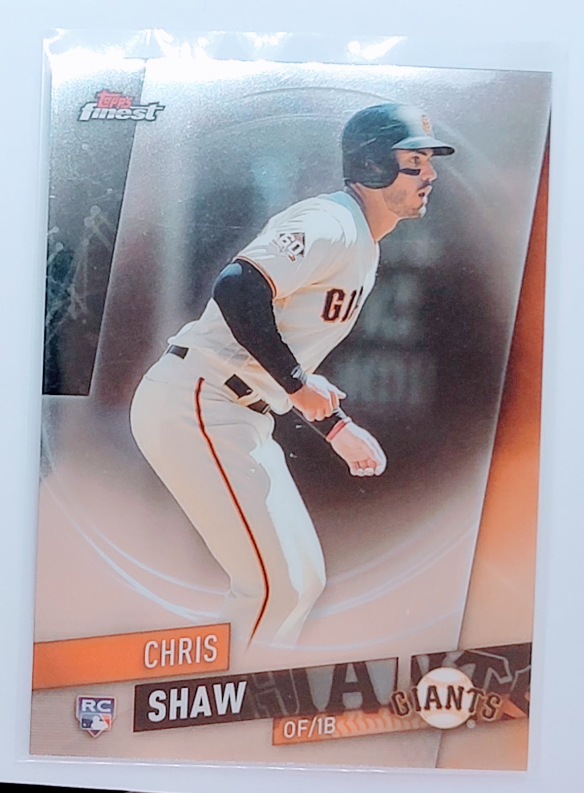 2019 Finest Chris Shaw
  Refractor  San Francisco Giants
  Baseball Card  TH1CB simple Xclusive Collectibles   