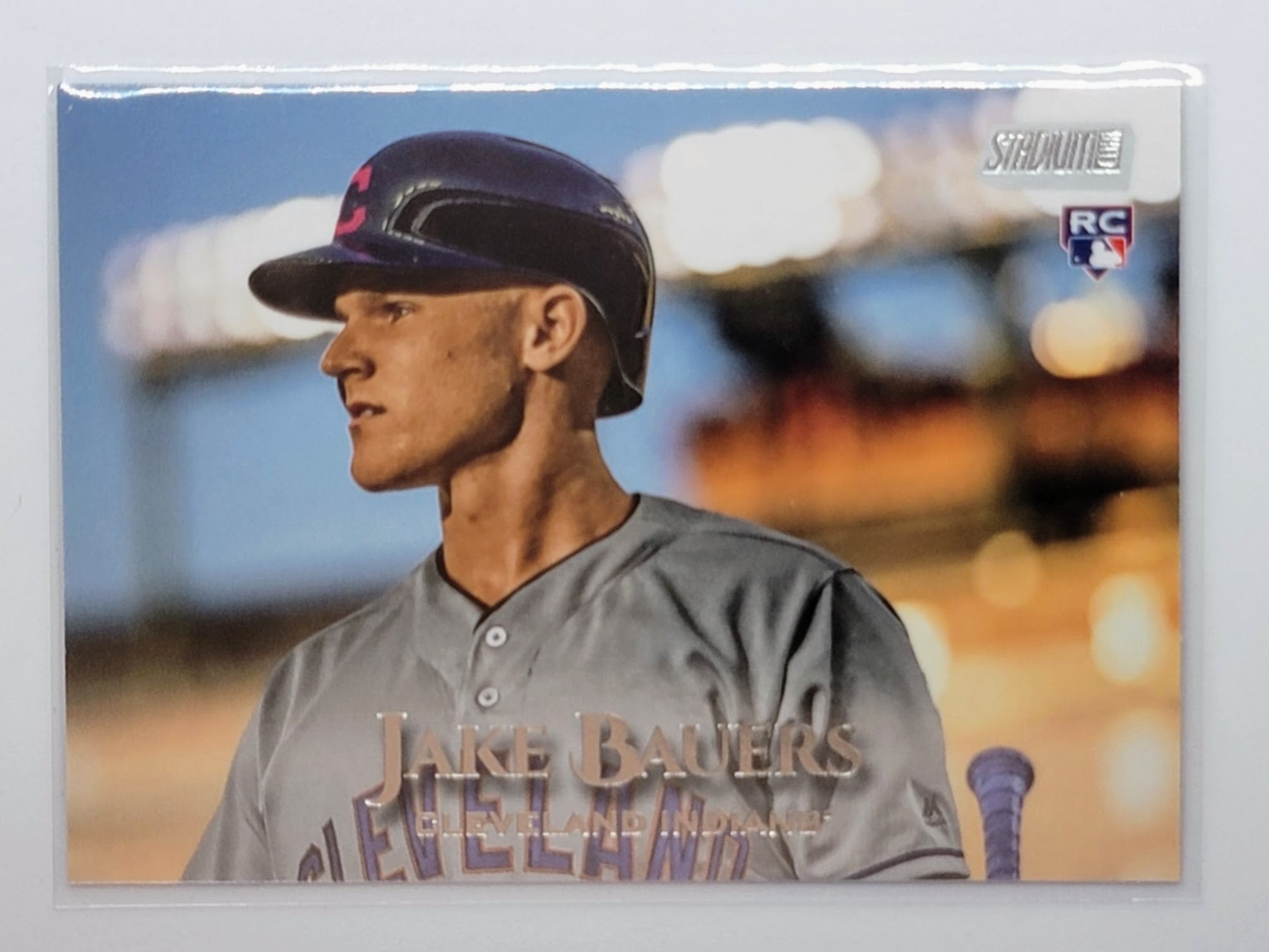 2019 Stadium Club Jake
  Bauers   RC Cleveland Indians Baseball
  Card  TH1CB simple Xclusive Collectibles   