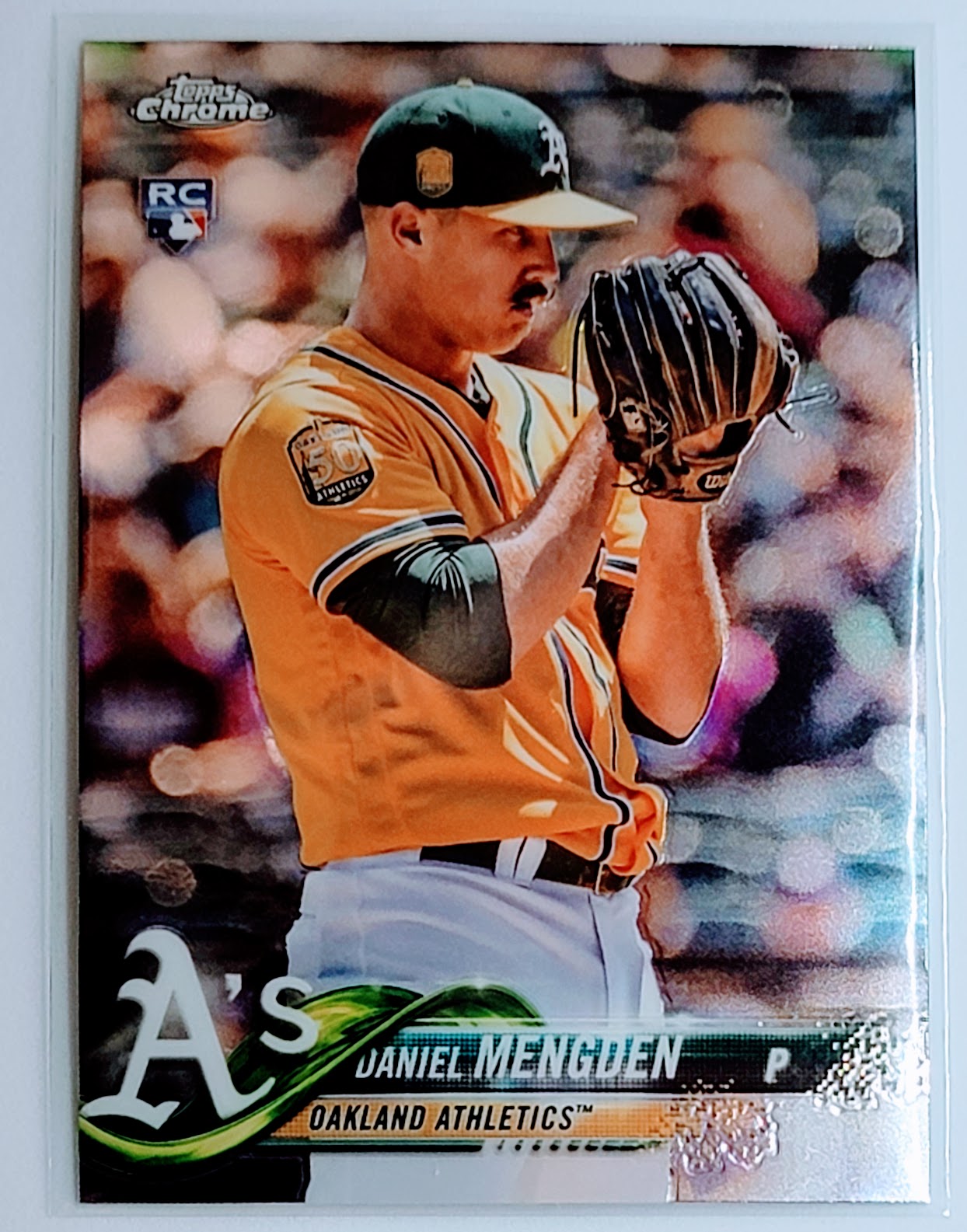 2018 Topps Chrome Update
  Edition Daniel Mengden   RC Baseball
  Card  TH13C simple Xclusive Collectibles   