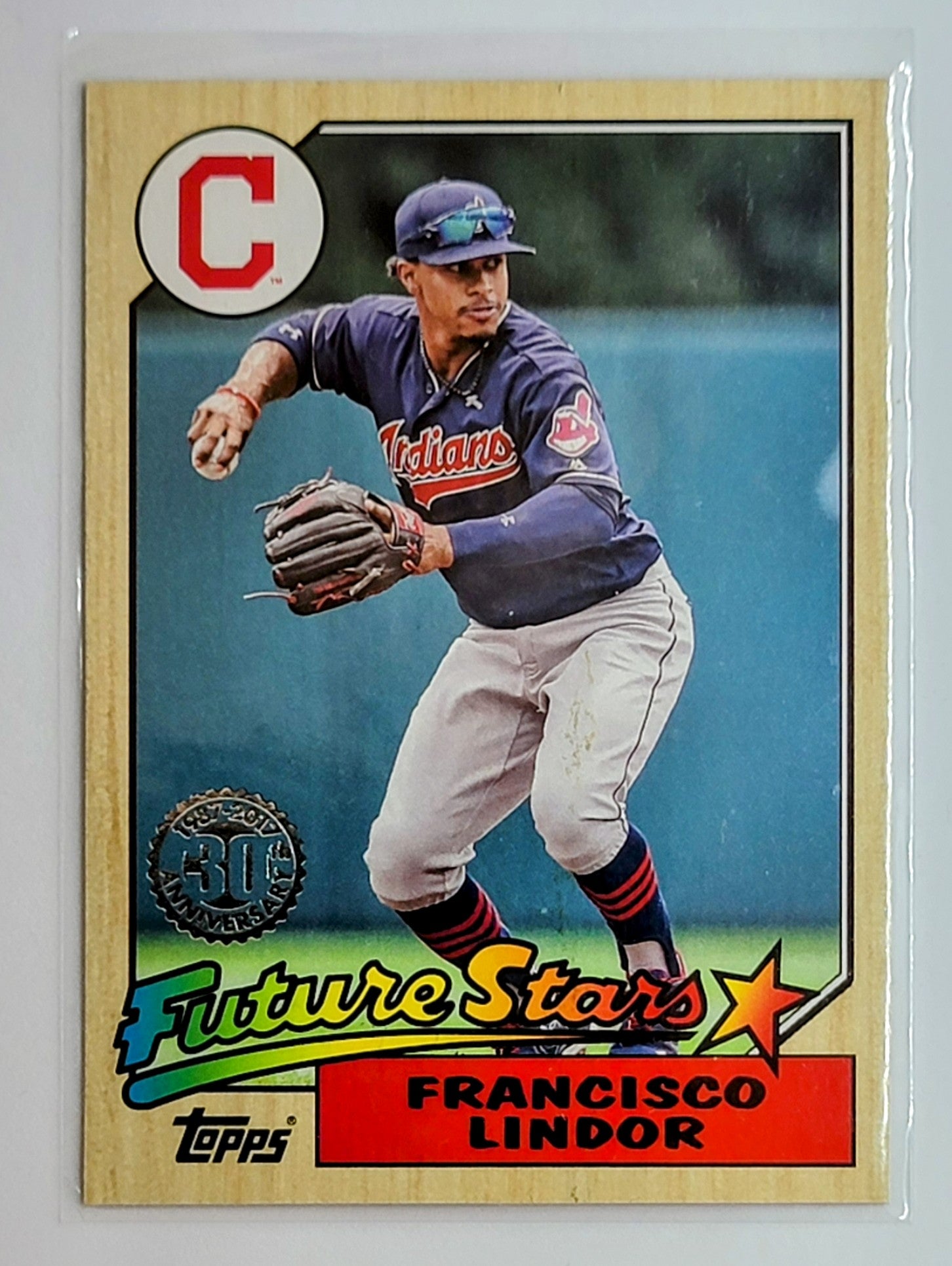 2017 Topps Francisco Lindor
  1987 Topps Baseball  FS Baseball
  Card  TH13C simple Xclusive Collectibles   
