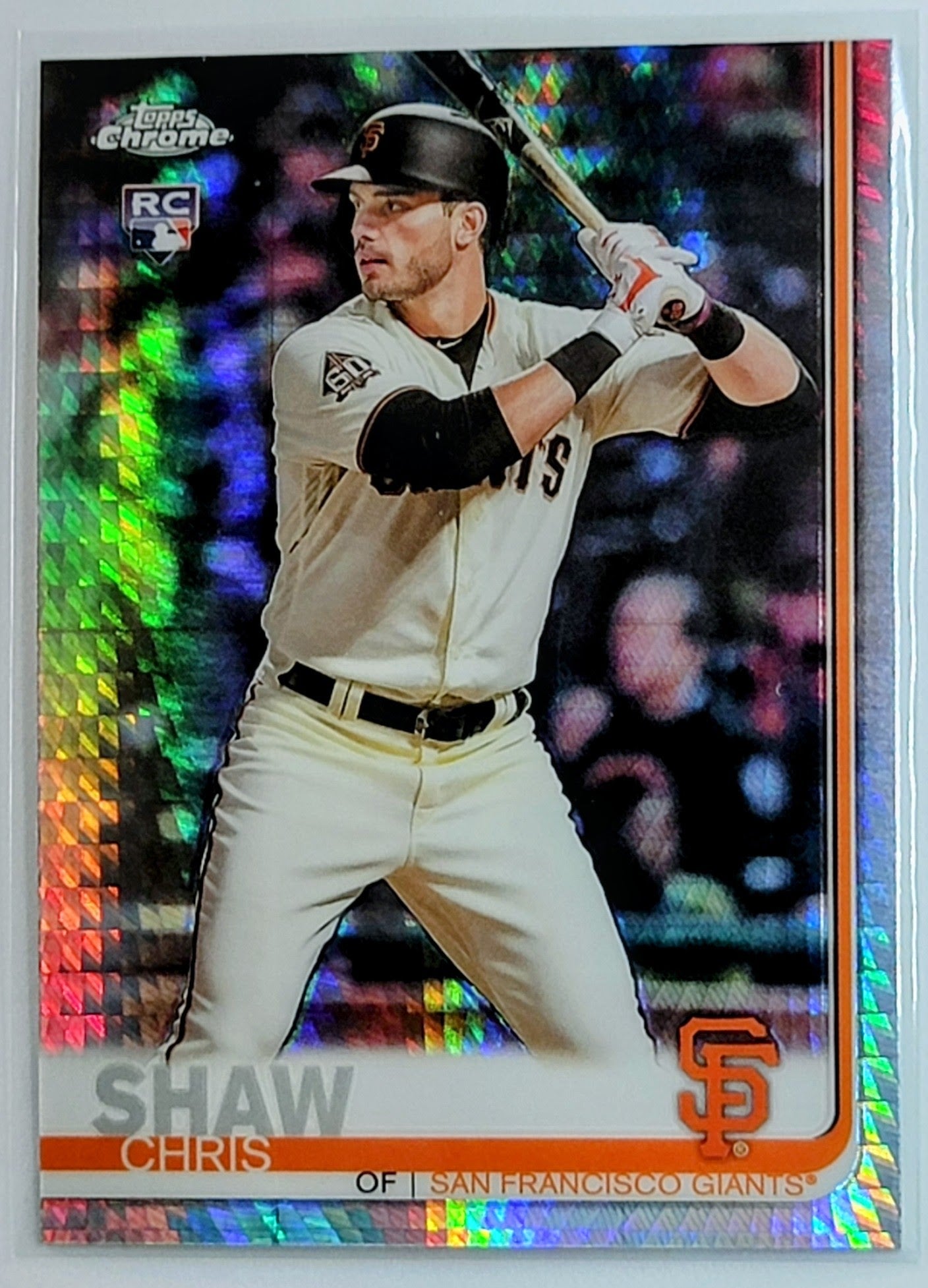 2019 Topps Chrome Chris Shaw
  Refractor  San Francisco Giants
  Baseball Card TH1C4 simple Xclusive Collectibles   