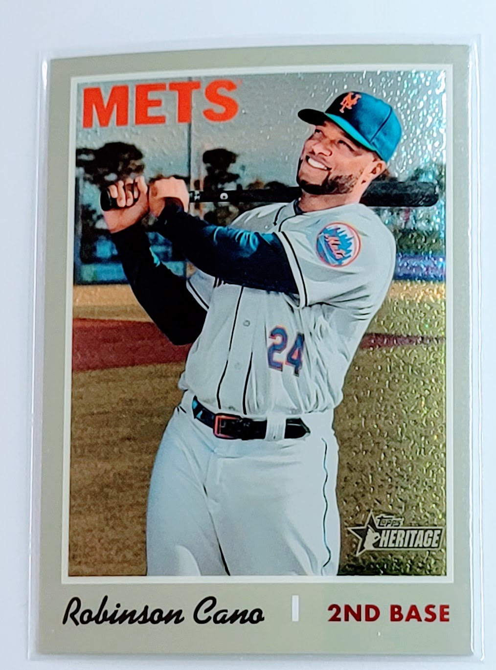 2019 Topps Heritage Robinson
  Cano Chrome Refractor (Walmart Exclusives) 
  SN570 New York Mets Baseball Card TH1C4 simple Xclusive Collectibles   