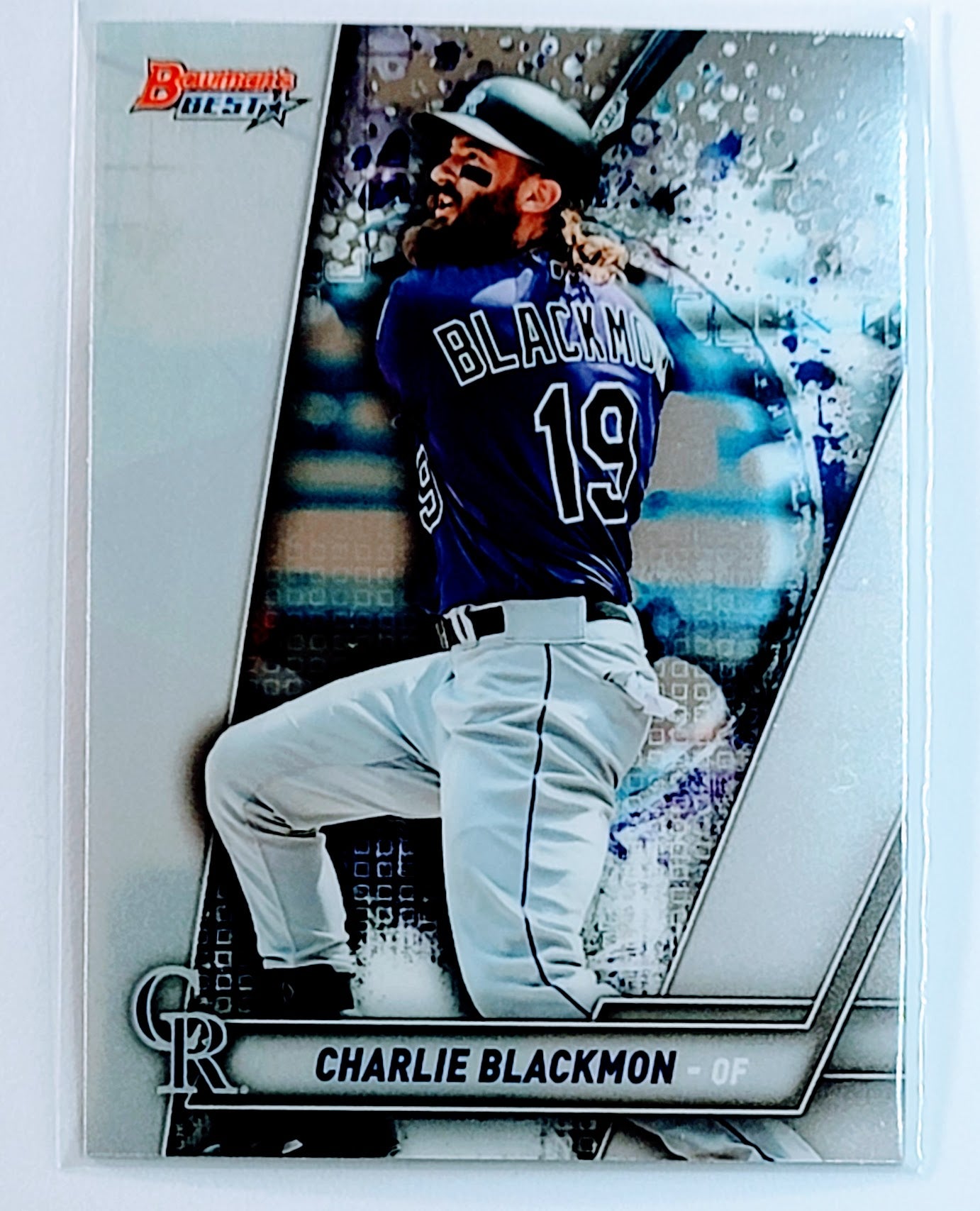 2019 Bowman's Best Charlie
  Blackmon   Colorado Rockies Baseball
  Card TH1C4 simple Xclusive Collectibles   