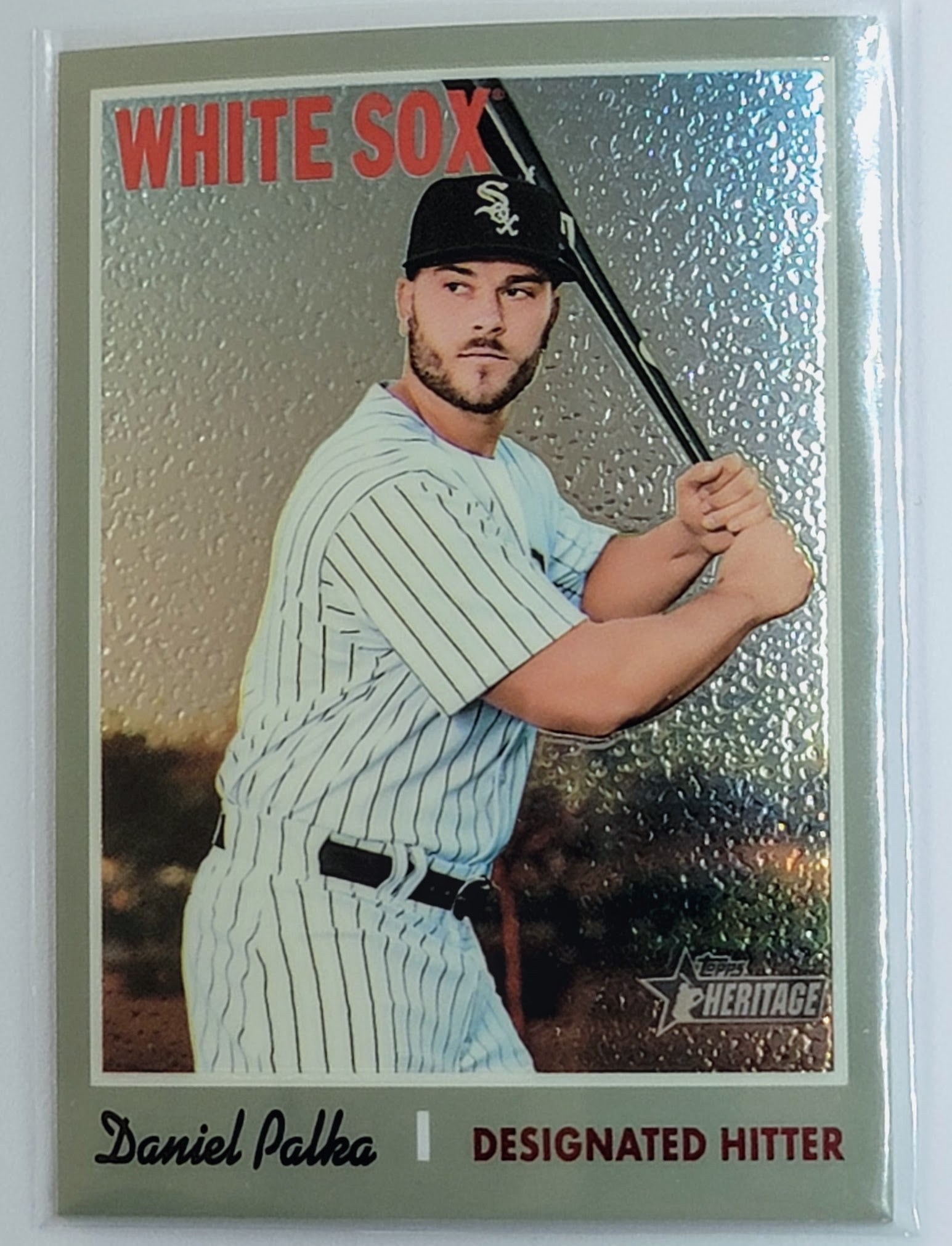 2019 Topps Heritage Chrome Daniel Palka #'d/999 Baseball Card A Must-Have for White Sox Collectors 2019 Topps Heritage Chrome Daniel Palka #'d/999 Baseball Card A Must-Have for White Sox Collectors