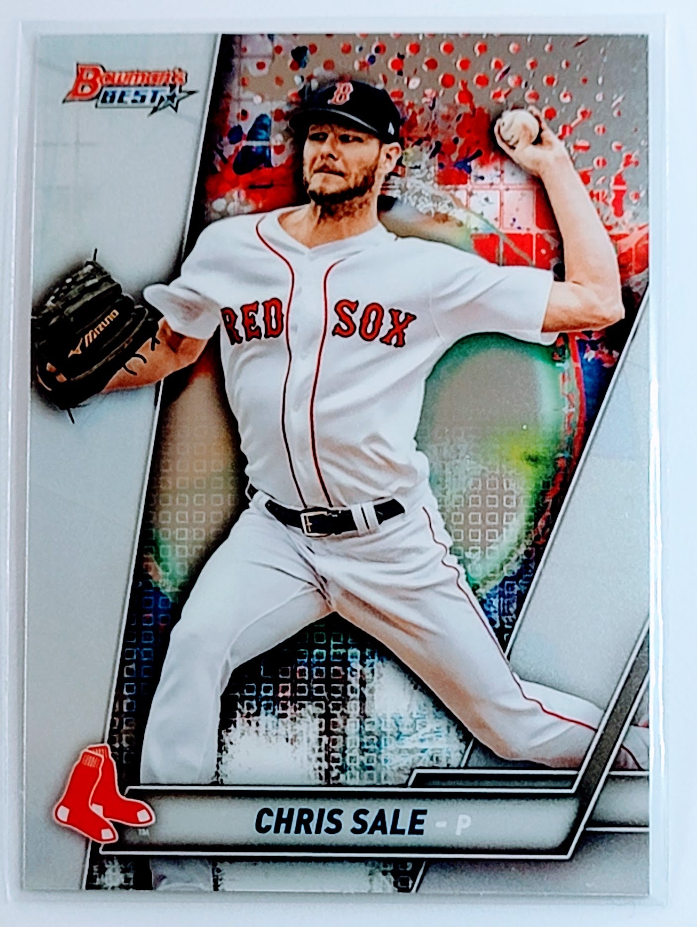 2019 Bowman's Best Chris Sale
  Purple Refractor  SN250 Boston Red Sox
  Baseball Card TH1C4 simple Xclusive Collectibles   