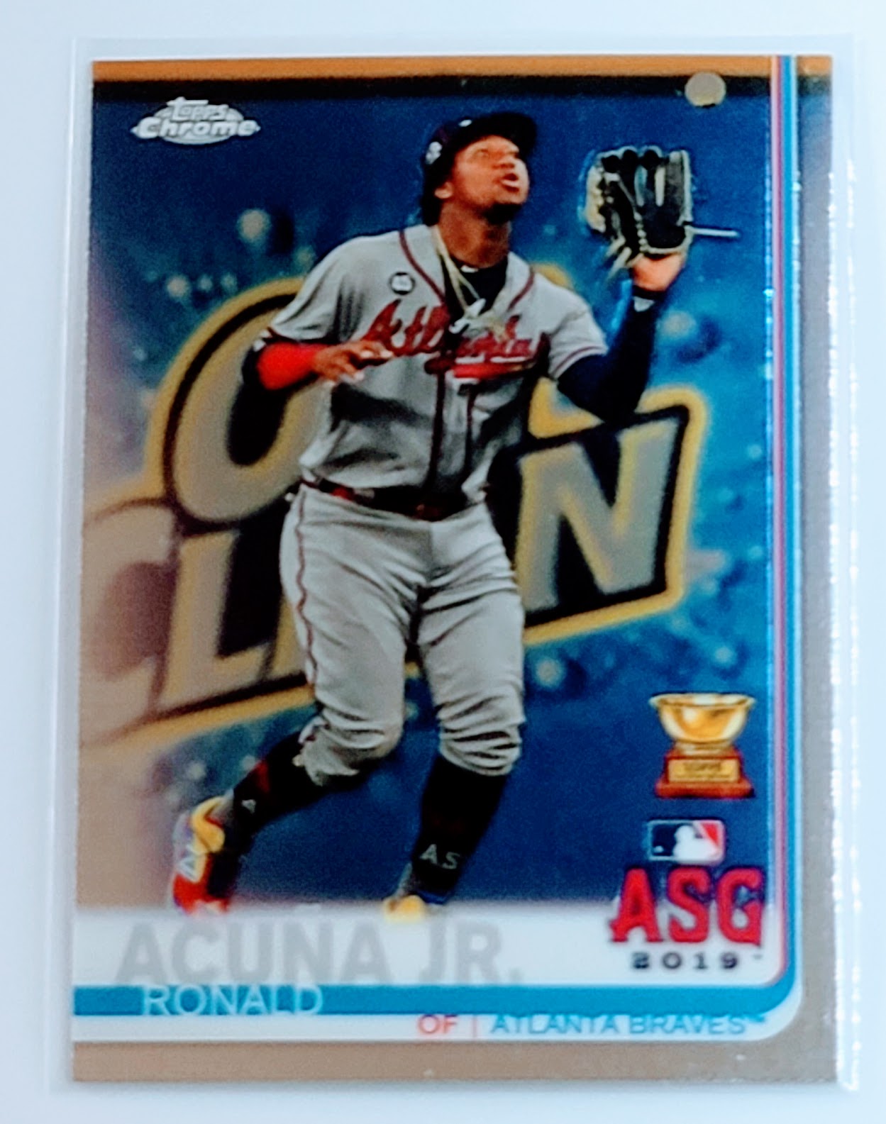 2019 Topps Chrome Update
  Edition Ronald AcuÃ±a Jr.   ASR, ASG
  Atlanta Braves Baseball Card TH1C4 simple Xclusive Collectibles   