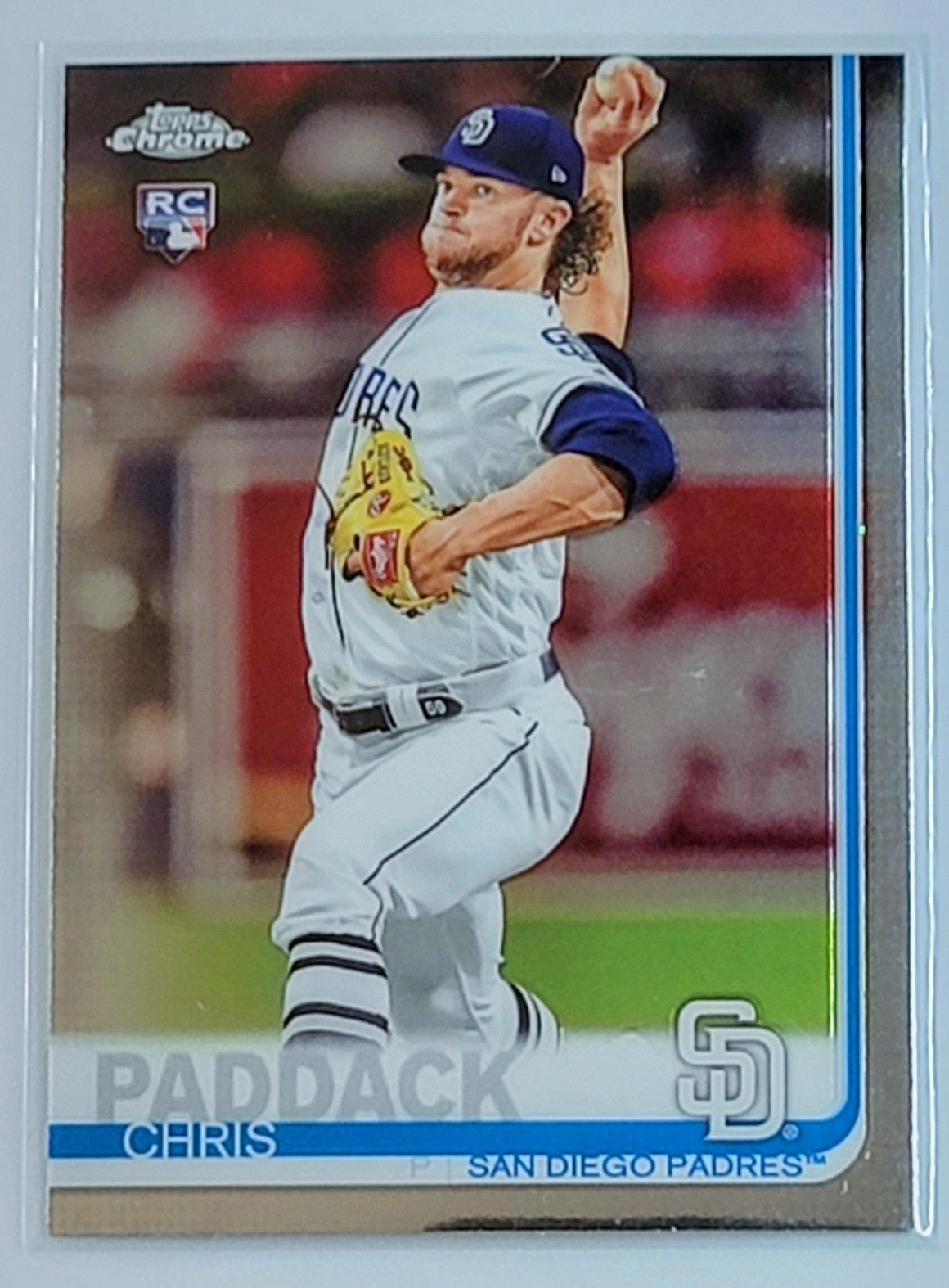 2019 Topps Chrome Update
  Edition Chris Paddack   RC San Diego
  Padres Baseball Card TH1C4 simple Xclusive Collectibles   