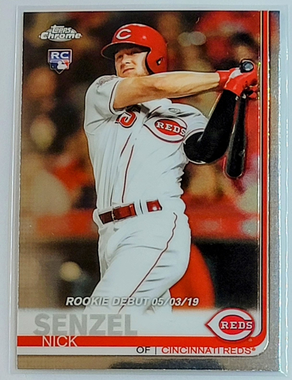 2019 Topps Chrome Update
  Edition Nick Senzel Pink Refractor  RD
  Cincinnati Reds Baseball Card TH1C4 simple Xclusive Collectibles   