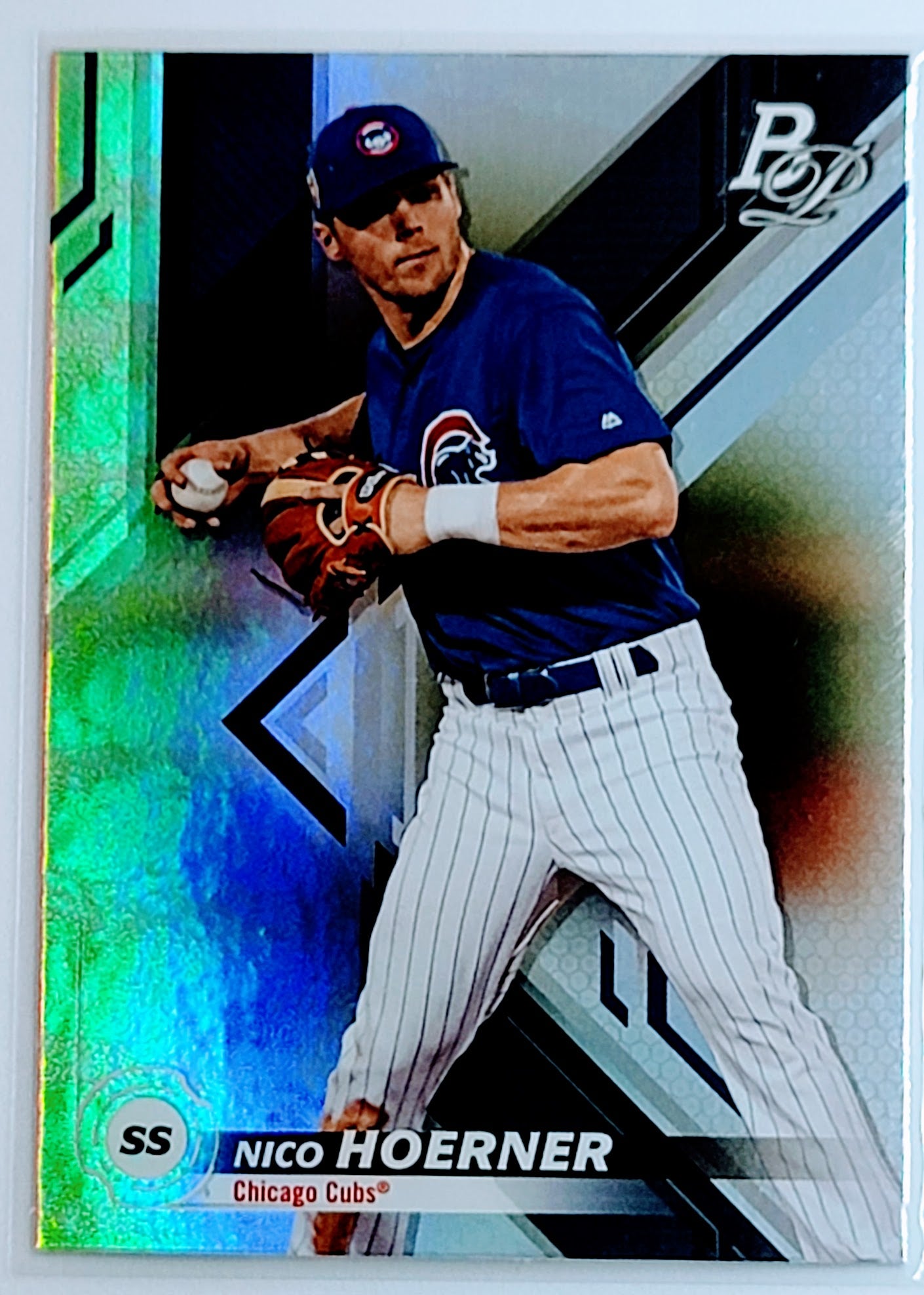 2019 Bowman Platinum Nico
  Hoerner Top Prospects Gold  SN50
  Chicago Cubs Baseball Card TH1C4 simple Xclusive Collectibles   