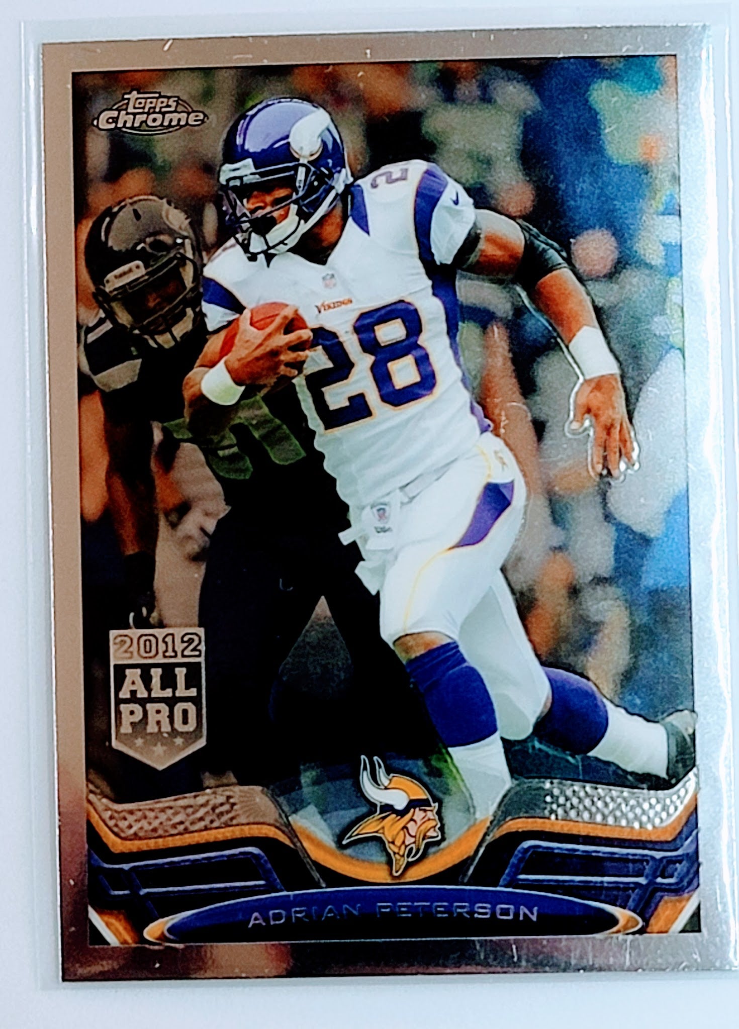 2013 Topps Adrian
  Peterson   AP Minnesota Vikings
  Football Card TH1C4 simple Xclusive Collectibles   