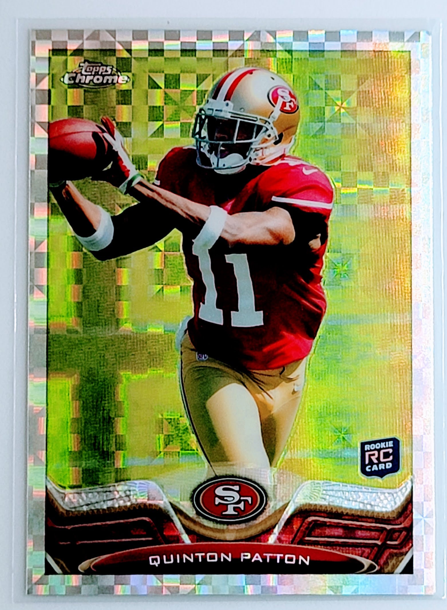 2013 Topps Quinton Patton
  Pink  SN399 San Francisco 49ers
  Football Card TH1C4 simple Xclusive Collectibles   