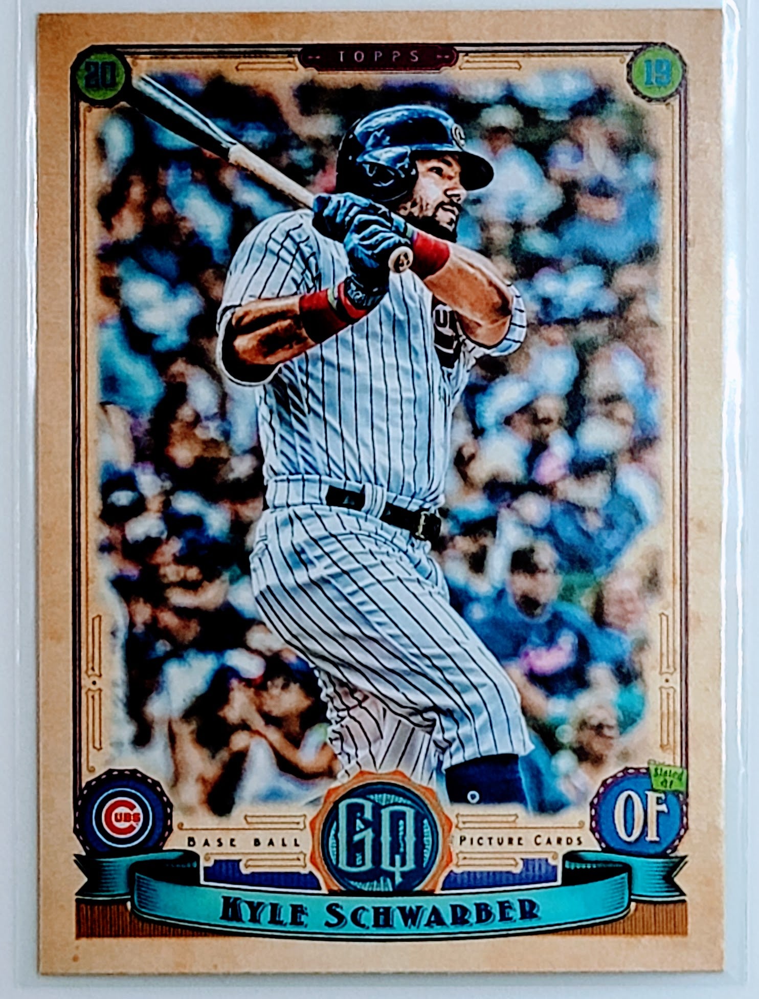 2019 Topps Gypsy Queen Kyle
  Schwarber Purple  Chicago Cubs Baseball
  Card TH1C4 simple Xclusive Collectibles   