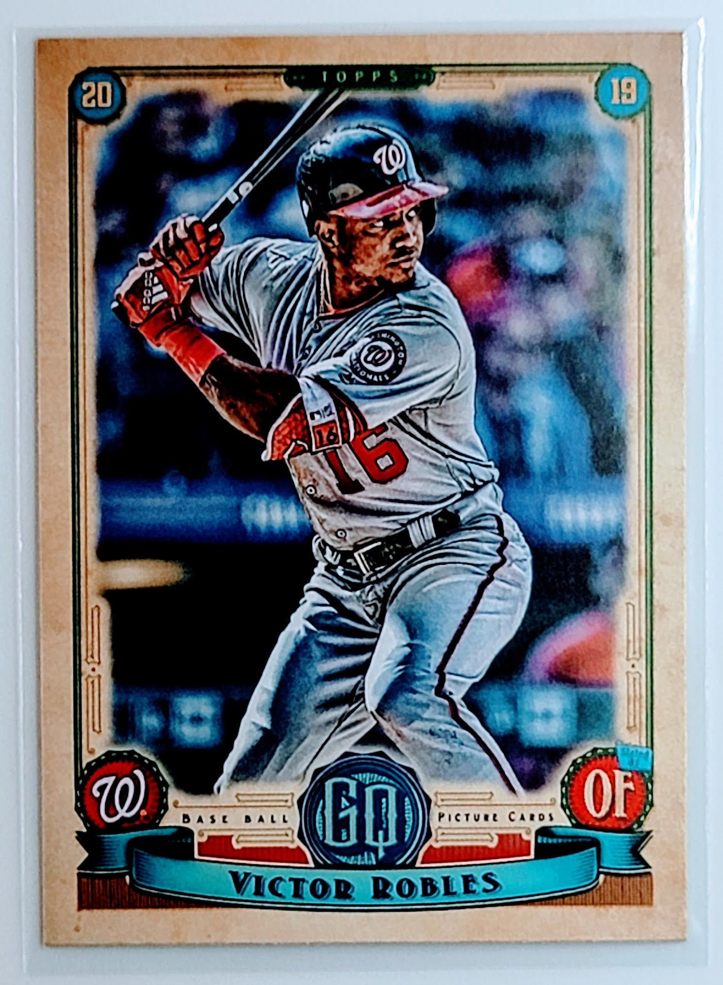 2019 Topps Gypsy Queen Victor
  Robles Green  Washington Nationals
  Baseball Card TH1C4 simple Xclusive Collectibles   