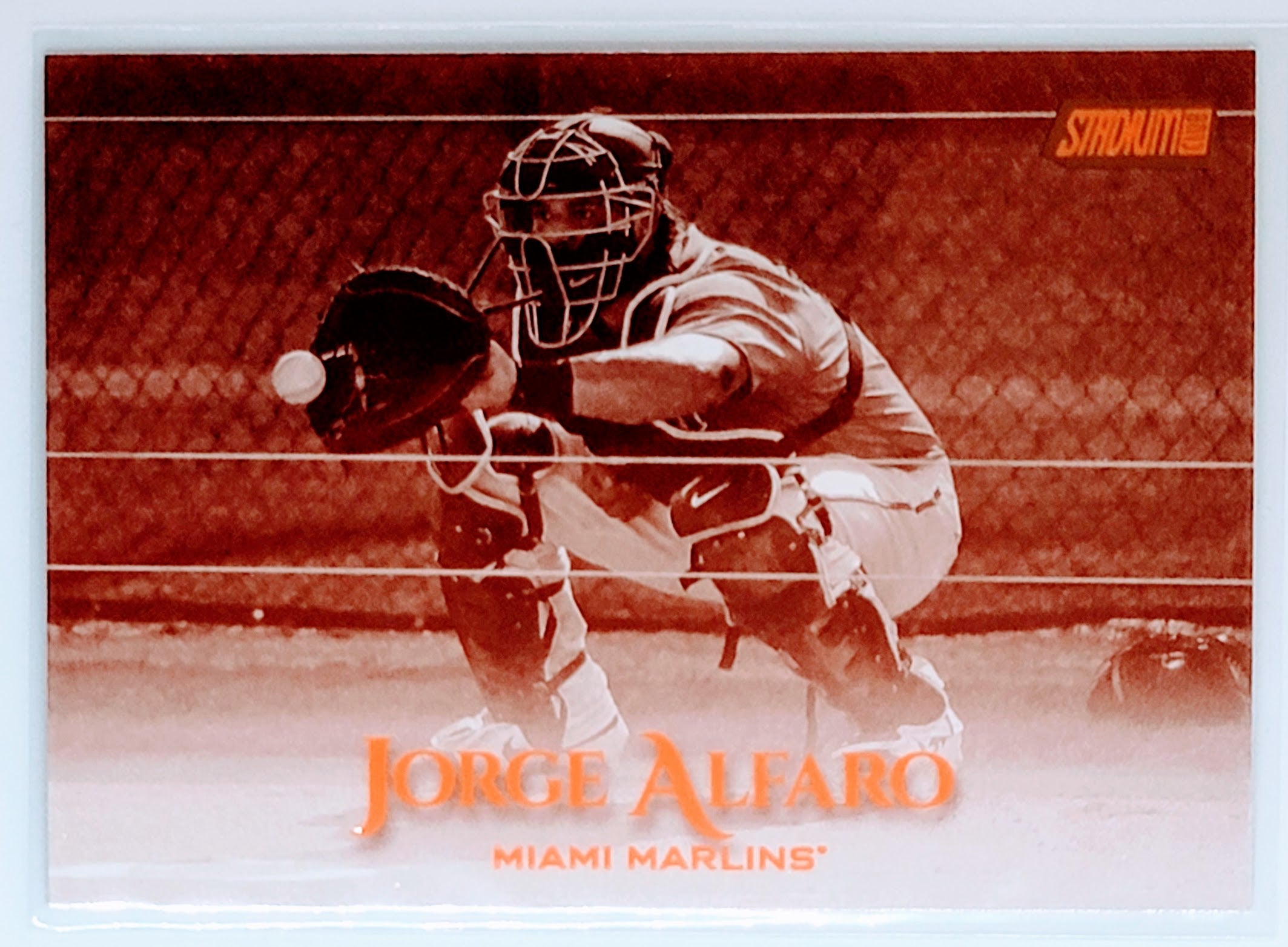 2019 Stadium Club Jorge Alfaro
  Sepia  Miami Marlins Baseball Card
  TH1C4 simple Xclusive Collectibles   