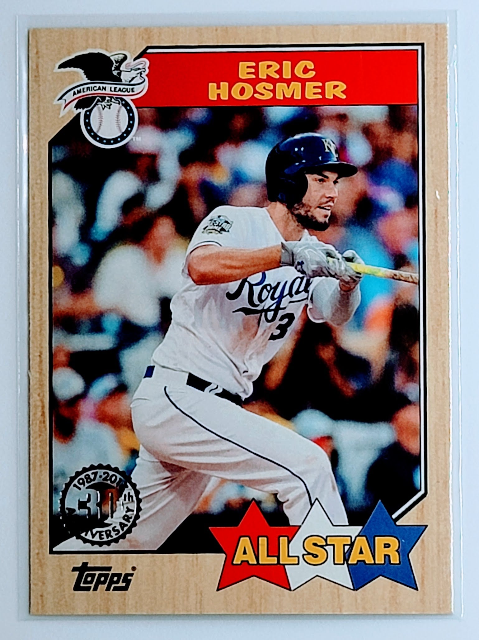 2017 Topps Eric Hosmer 1987
  Topps Baseball  AS Kansas City Royals
  Baseball Card TH1C4 simple Xclusive Collectibles   