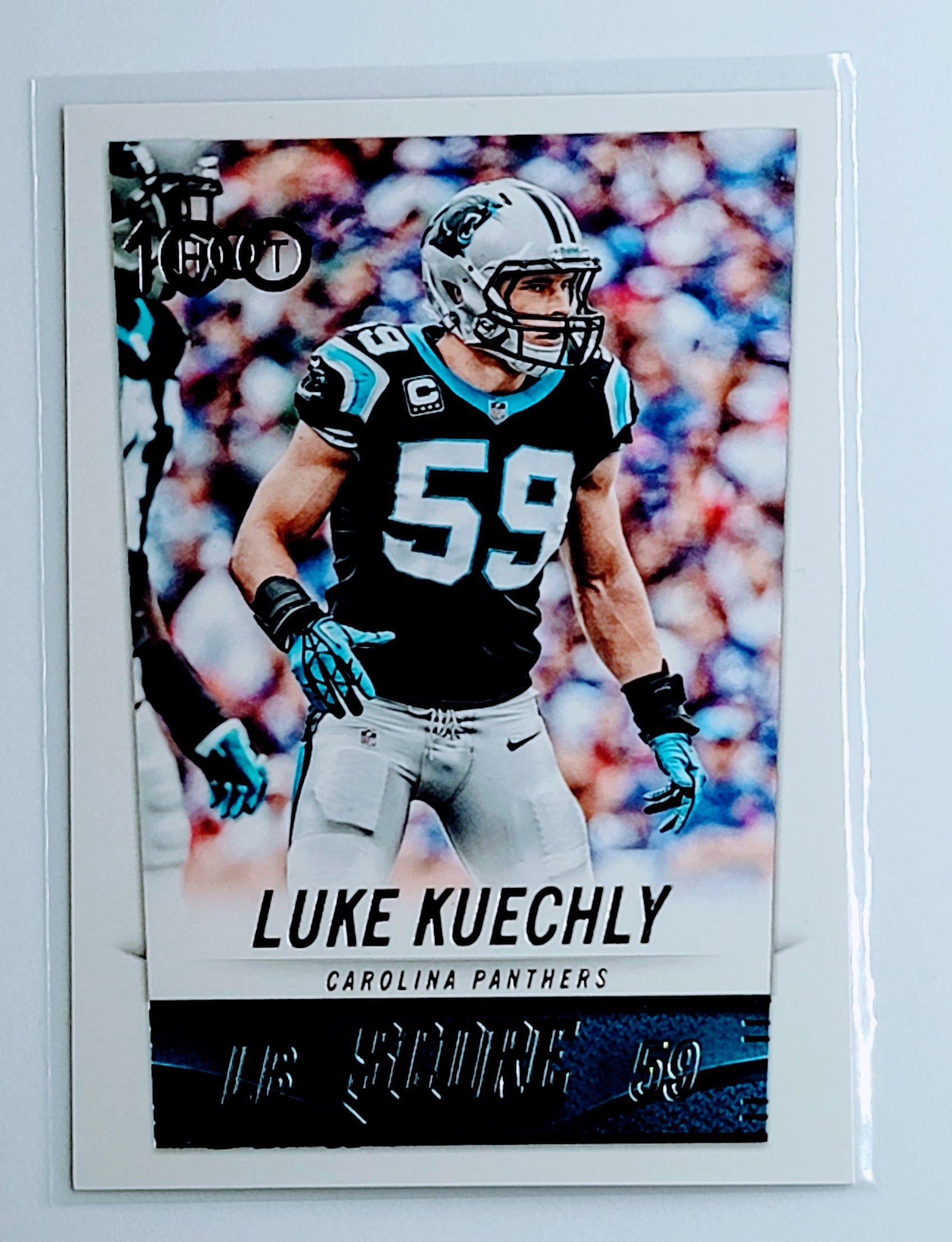 2014 Score Luke Kuechly
  Scorecard  H100 Carolina Panthers
  Football Card TH1C4 simple Xclusive Collectibles   