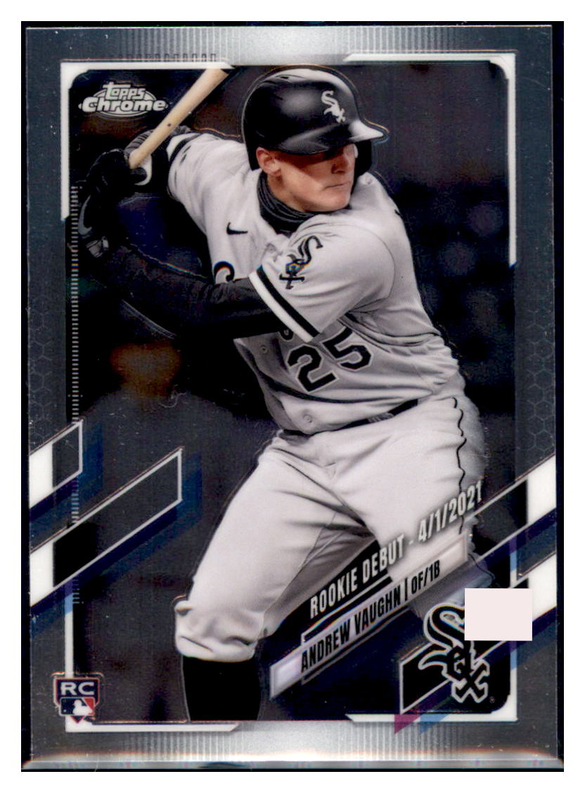 2021 Topps Chrome Update Andrew
  Vaughn  Chicago White Sox #USC19
  Baseball card   SLBT1 simple Xclusive Collectibles   