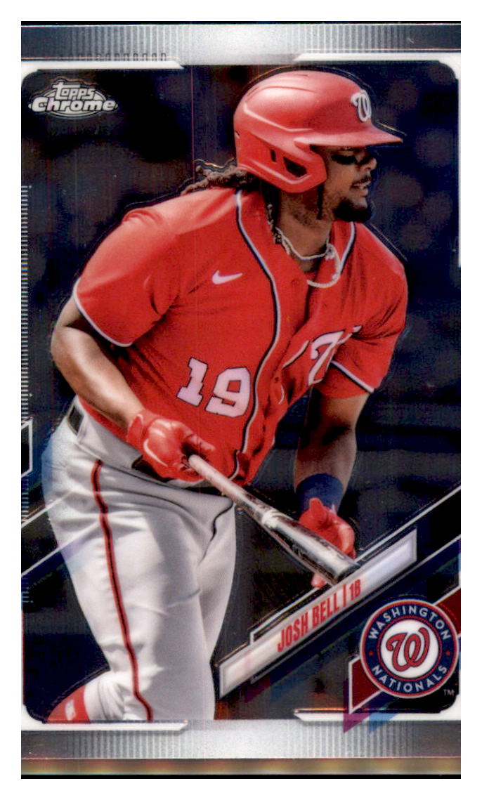 2021 Topps Chrome Update Josh Bell  Washington Nationals #USC3 Baseball
  card   SLBT1 simple Xclusive Collectibles   