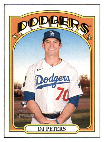 2021 Topps Heritage Corey Seager Los Angeles Dodgers Baseball card