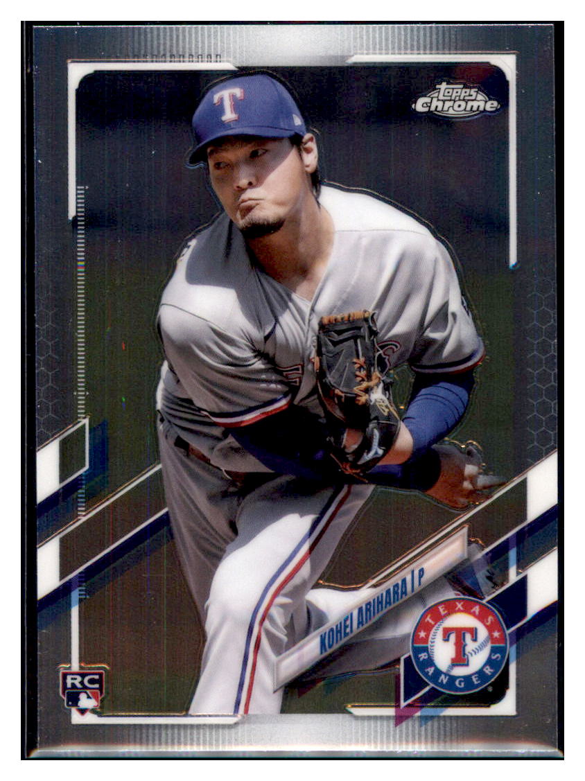 2021 Topps Chrome Update Kohei
  Arihara  Texas Rangers #USC68 Baseball
  card   SLBT1_1b simple Xclusive Collectibles   