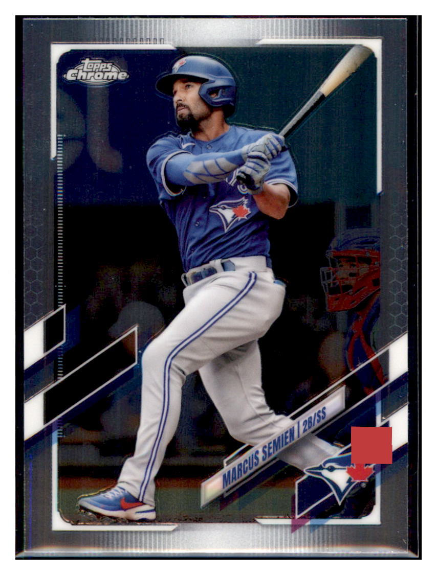 2021 Topps Chrome Update Marcus
  Semien  Toronto Blue Jays #USC76
  Baseball card   SLBT1 simple Xclusive Collectibles   
