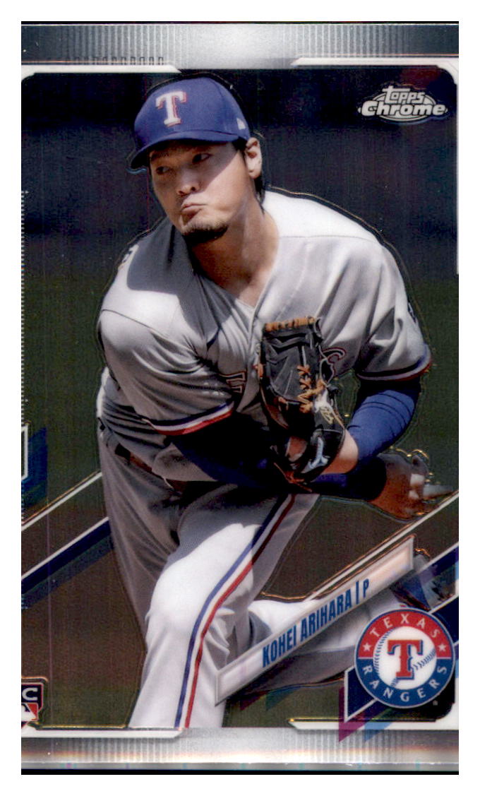 2021 Topps Chrome Update Kohei
  Arihara  Texas Rangers #USC68 Baseball
  card   SLBT1_1a simple Xclusive Collectibles   