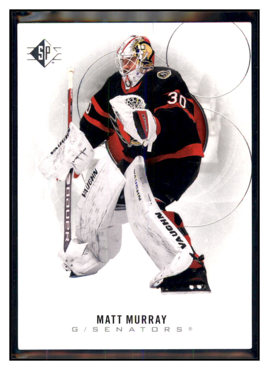 2020 SP Matt Murray  Ottawa Senators #32 Hockey card   LSL1 simple Xclusive Collectibles   